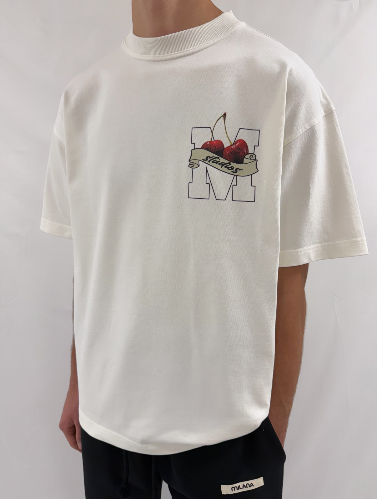 Cream Milana History Heavyweight T-shirt.