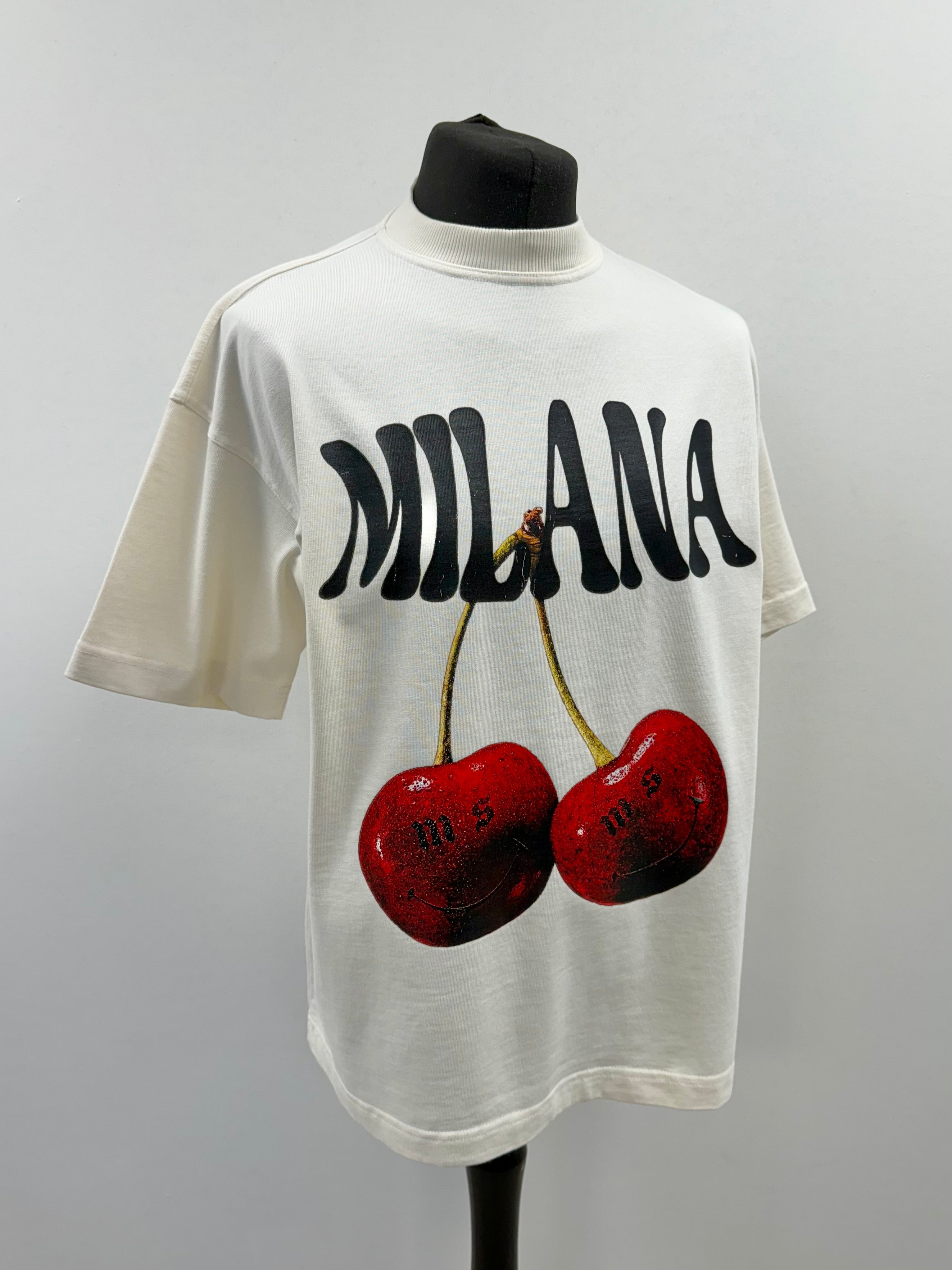 Cream Cherry Heavyweight T-shirt.