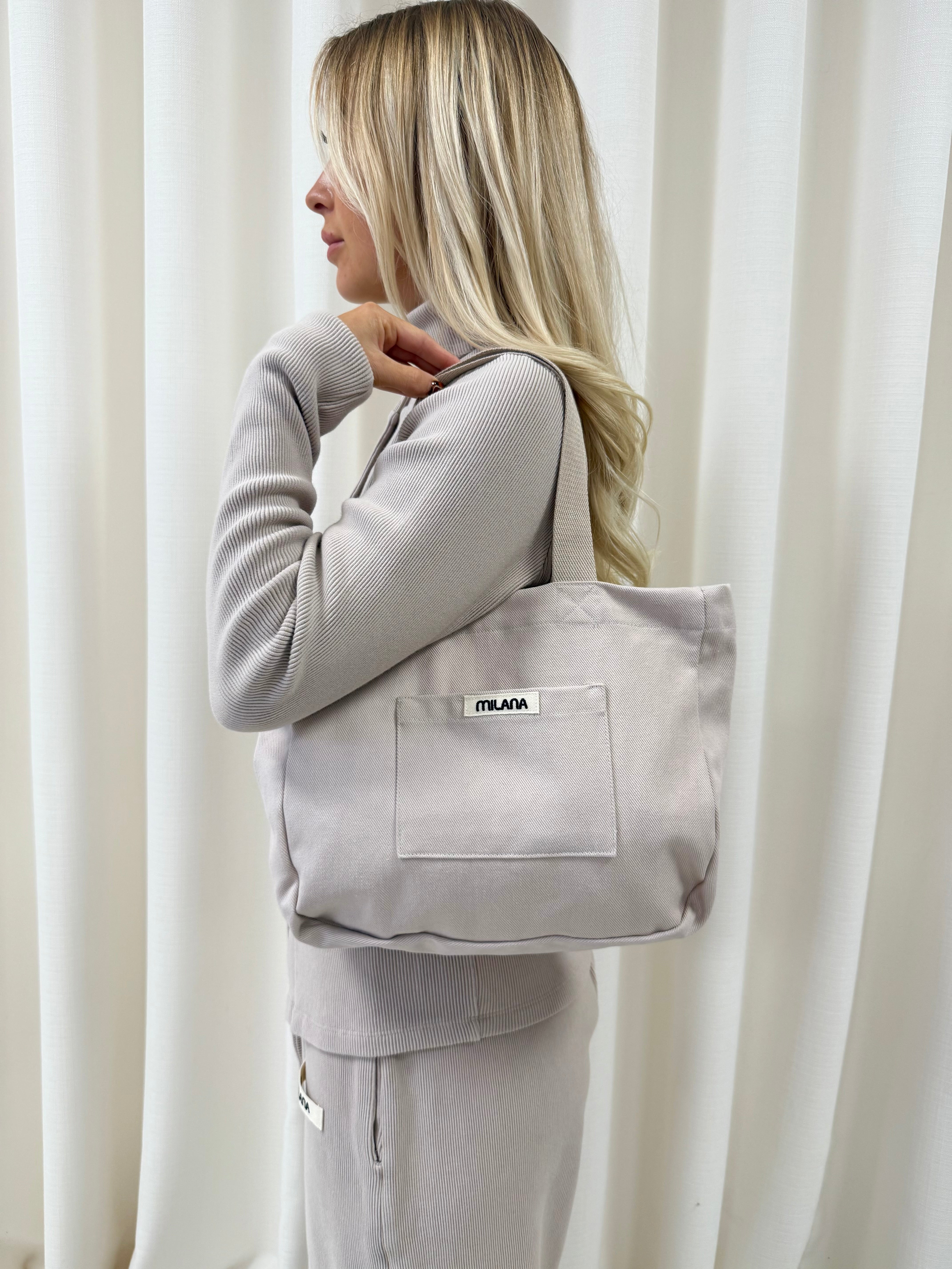 Stone Core Mini Pocket Tote Bag.