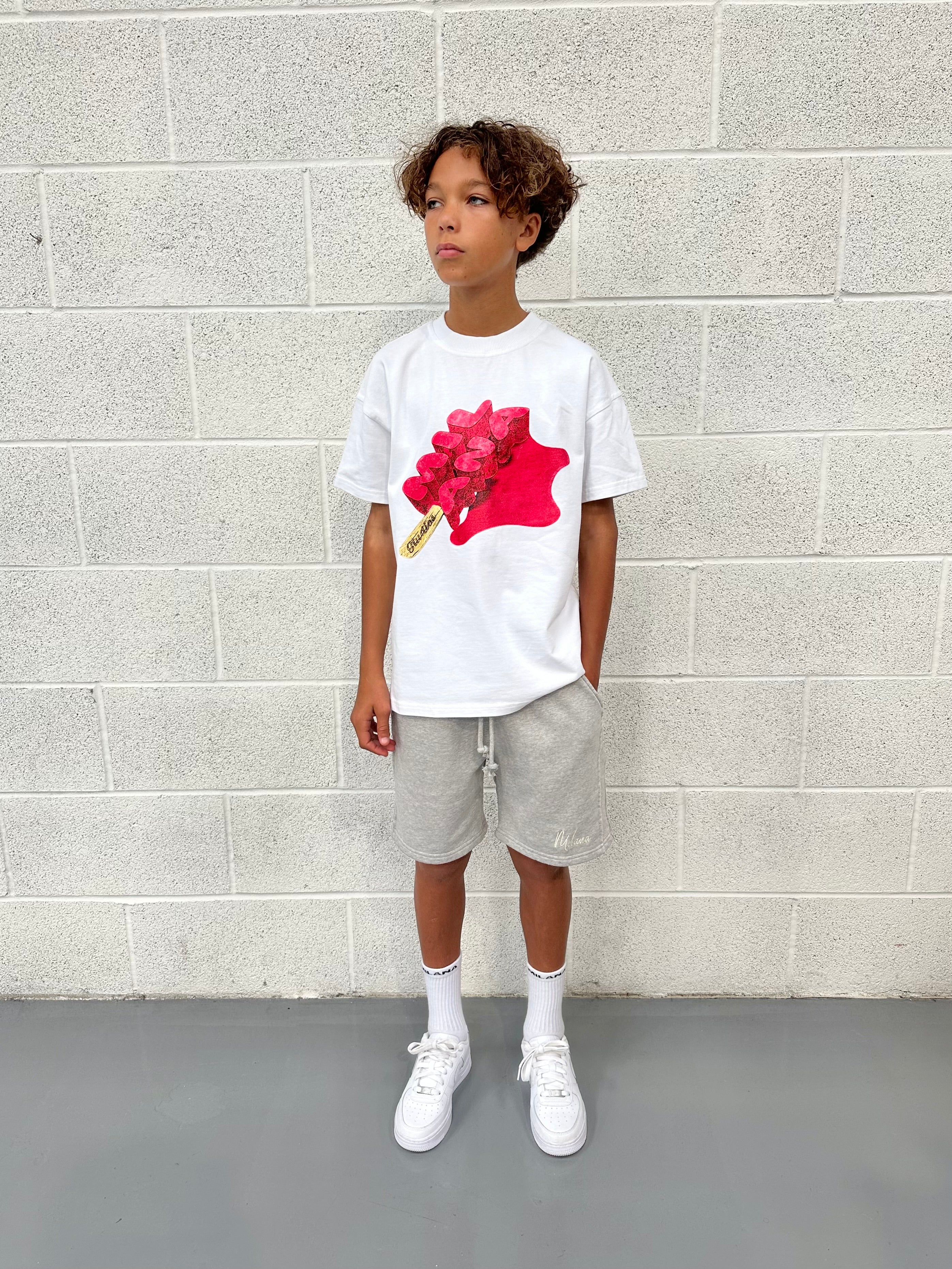 White Ice Lolly Kids T-shirt.