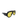 #JJ96 Black & Yellow Muse Oversized Sunglasses.