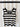 #HH97 Black & Beige Striped Vest.