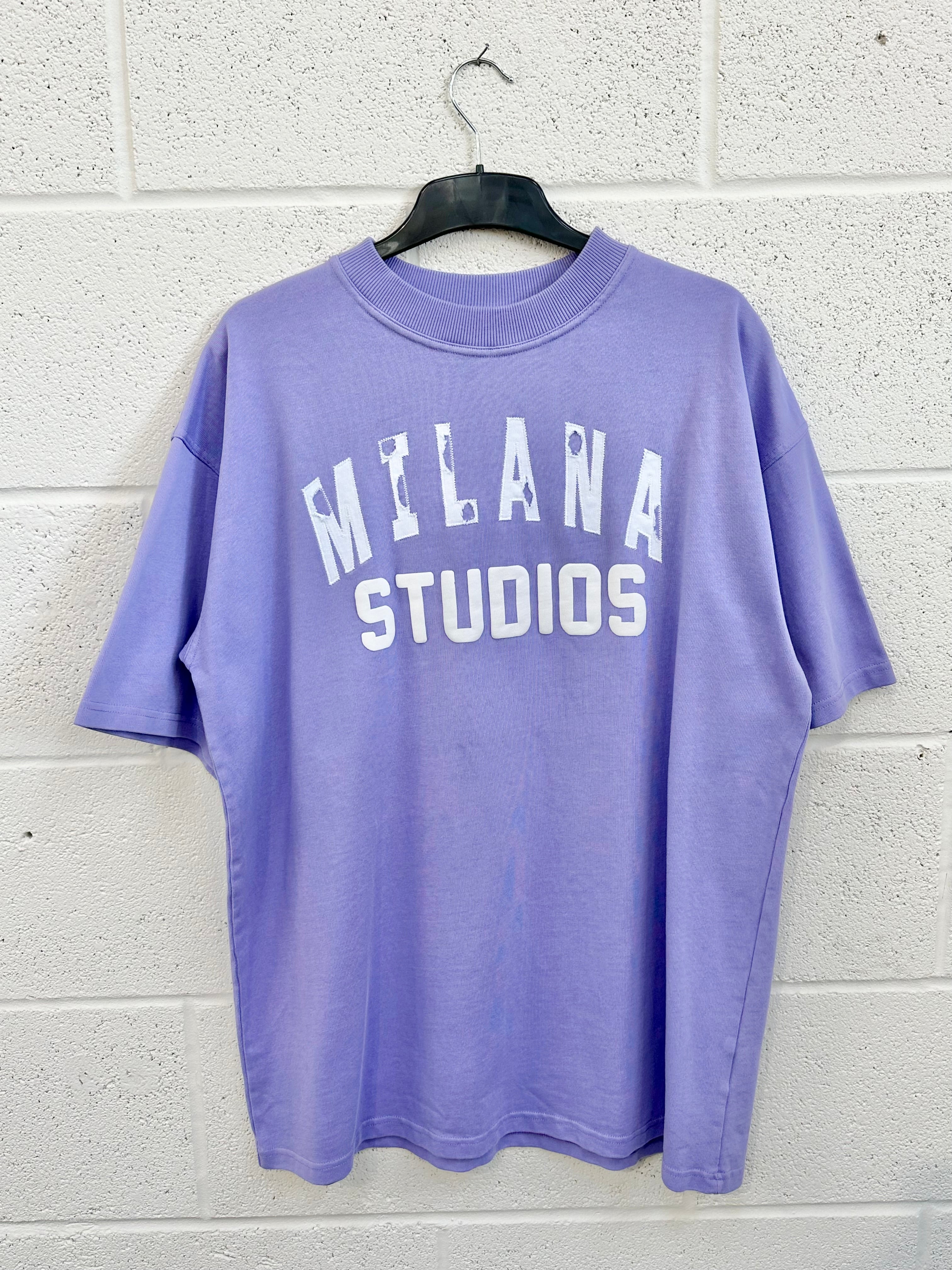 #BB31 Lilac Logo Heavyweight T-shirt.