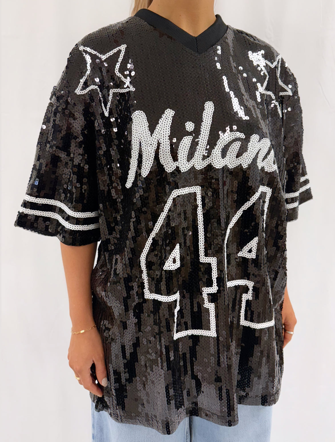 Black Sequin T-shirt.