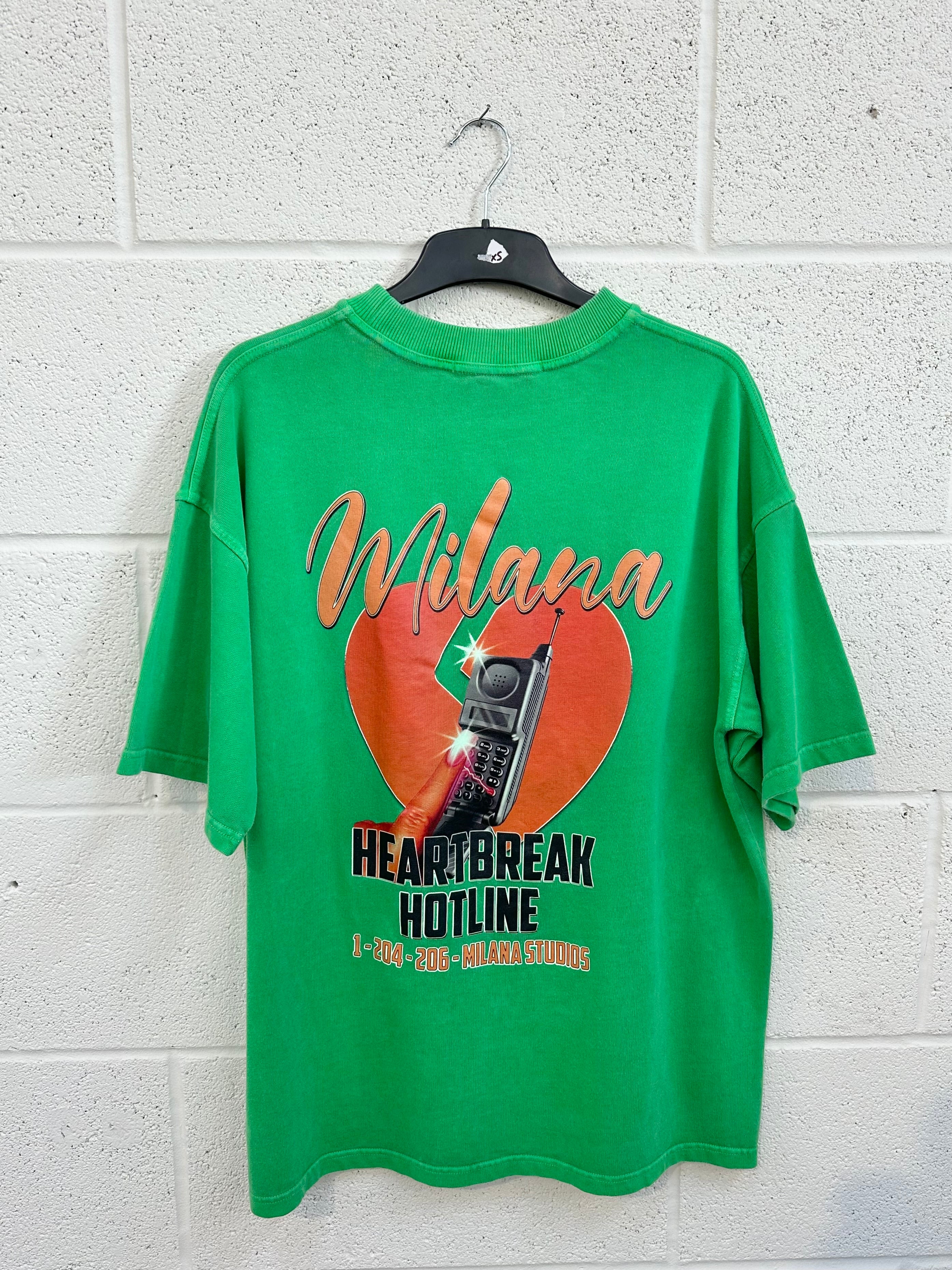 #BB29 Washed Green Hotline Heavyweight T-shirt.