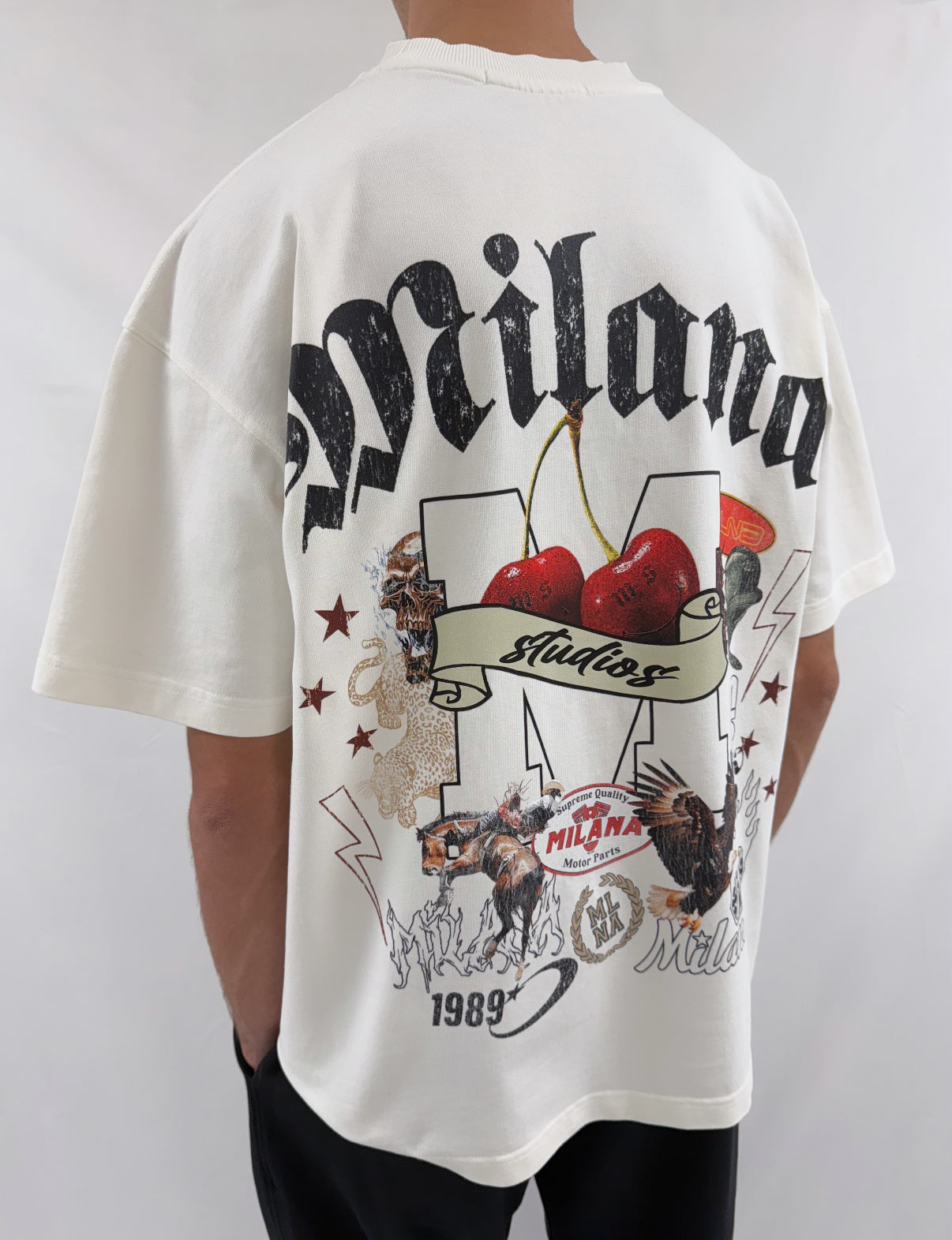 Cream Milana History Heavyweight T-shirt.