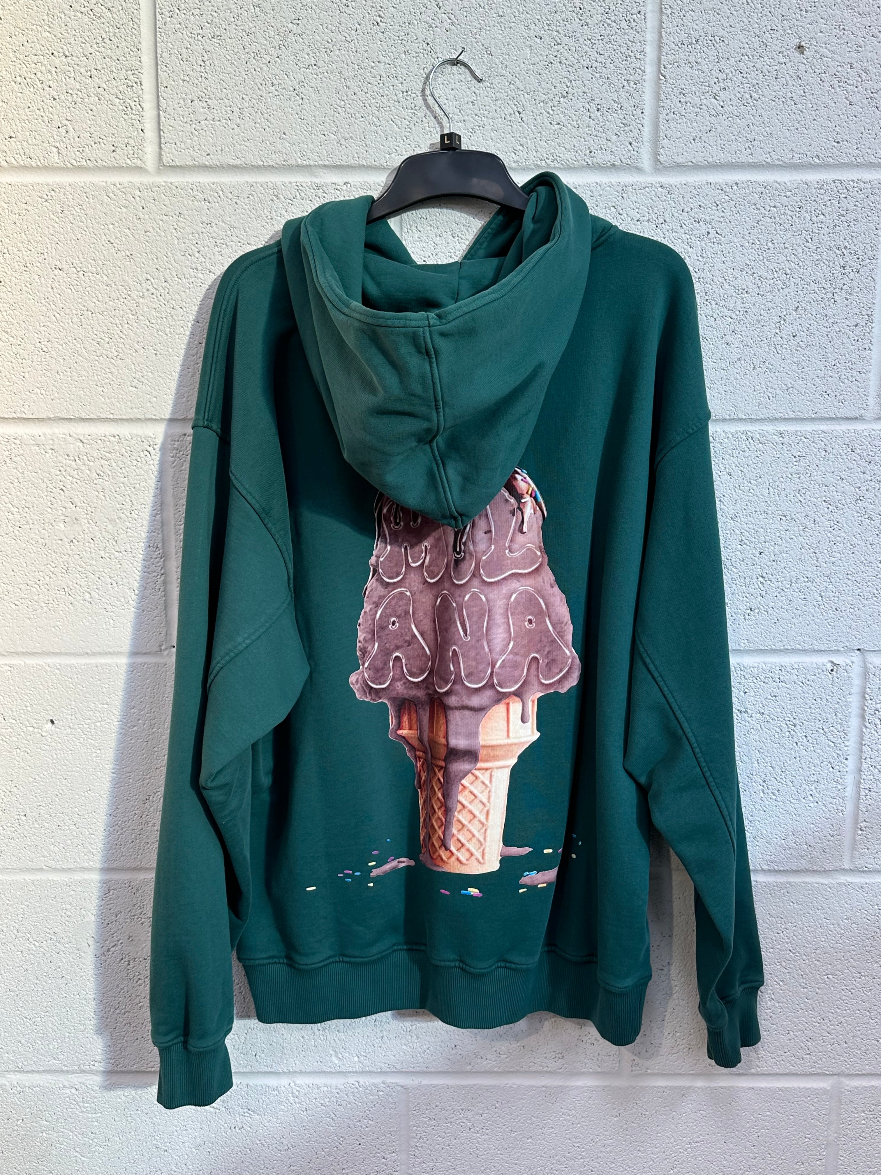 #CC55 Forrest Green Ice Cream Heavyweight Hoodie.