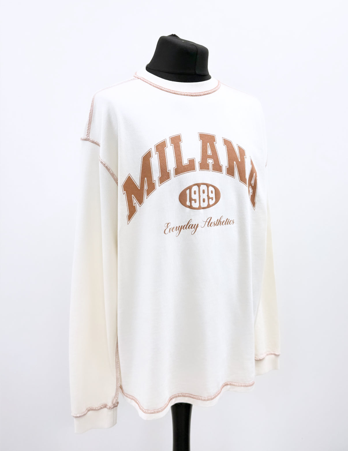 Cream 1989 Heavyweight Long Sleeve T-shirt.