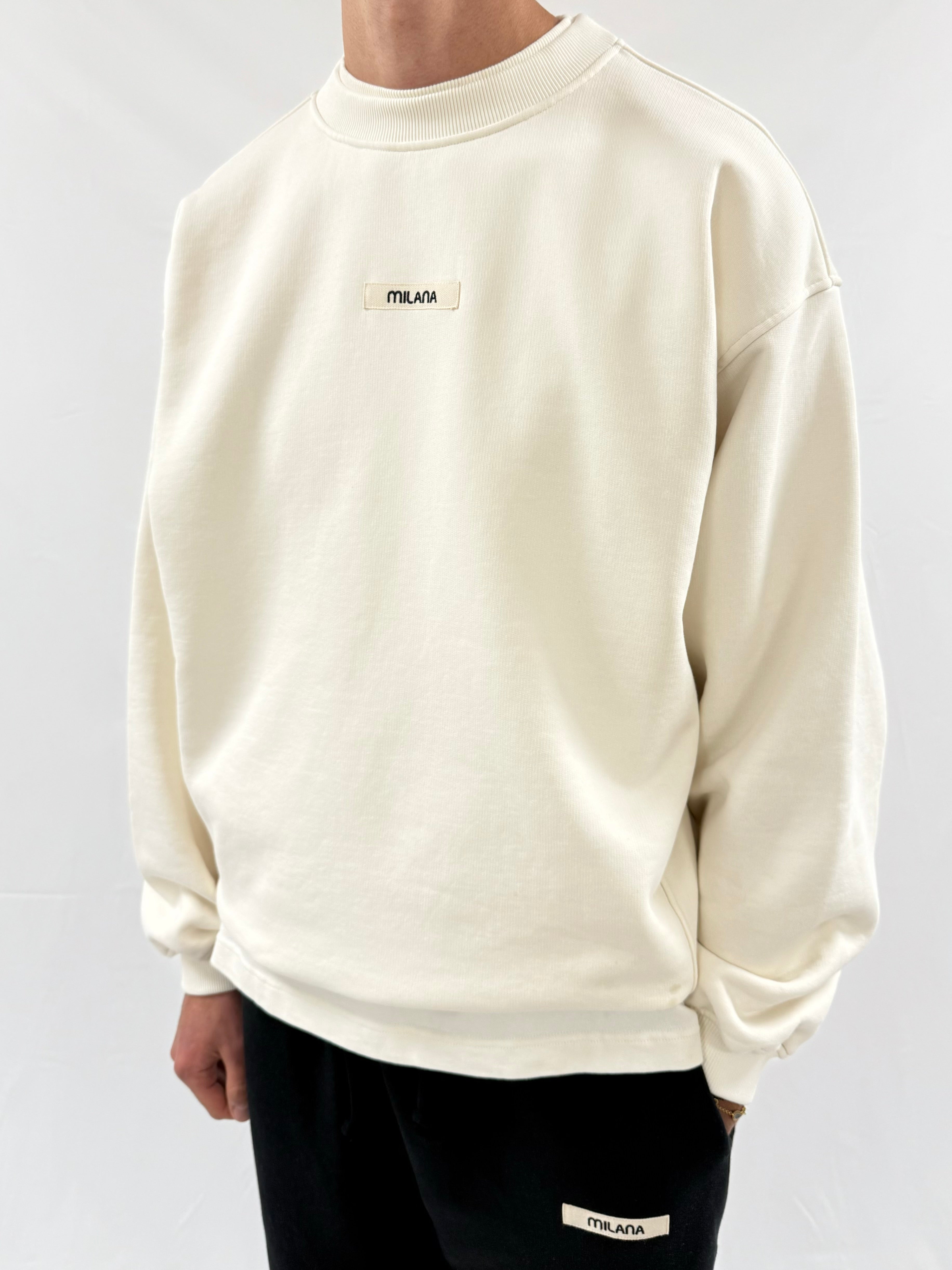 Cream Core Heavyweight Sweatshirt.