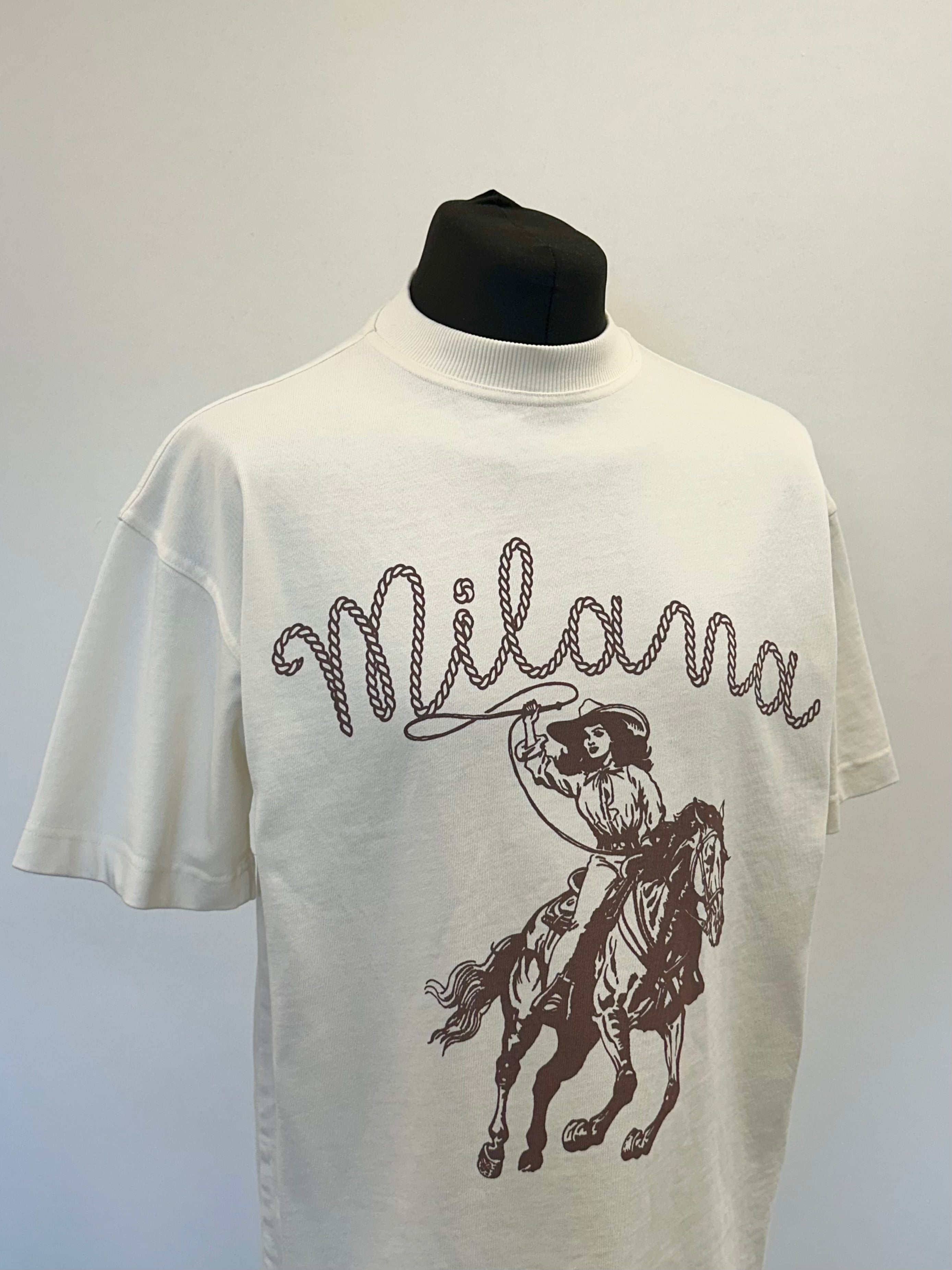 Cream Cowgirl Heavyweight T-shirt.