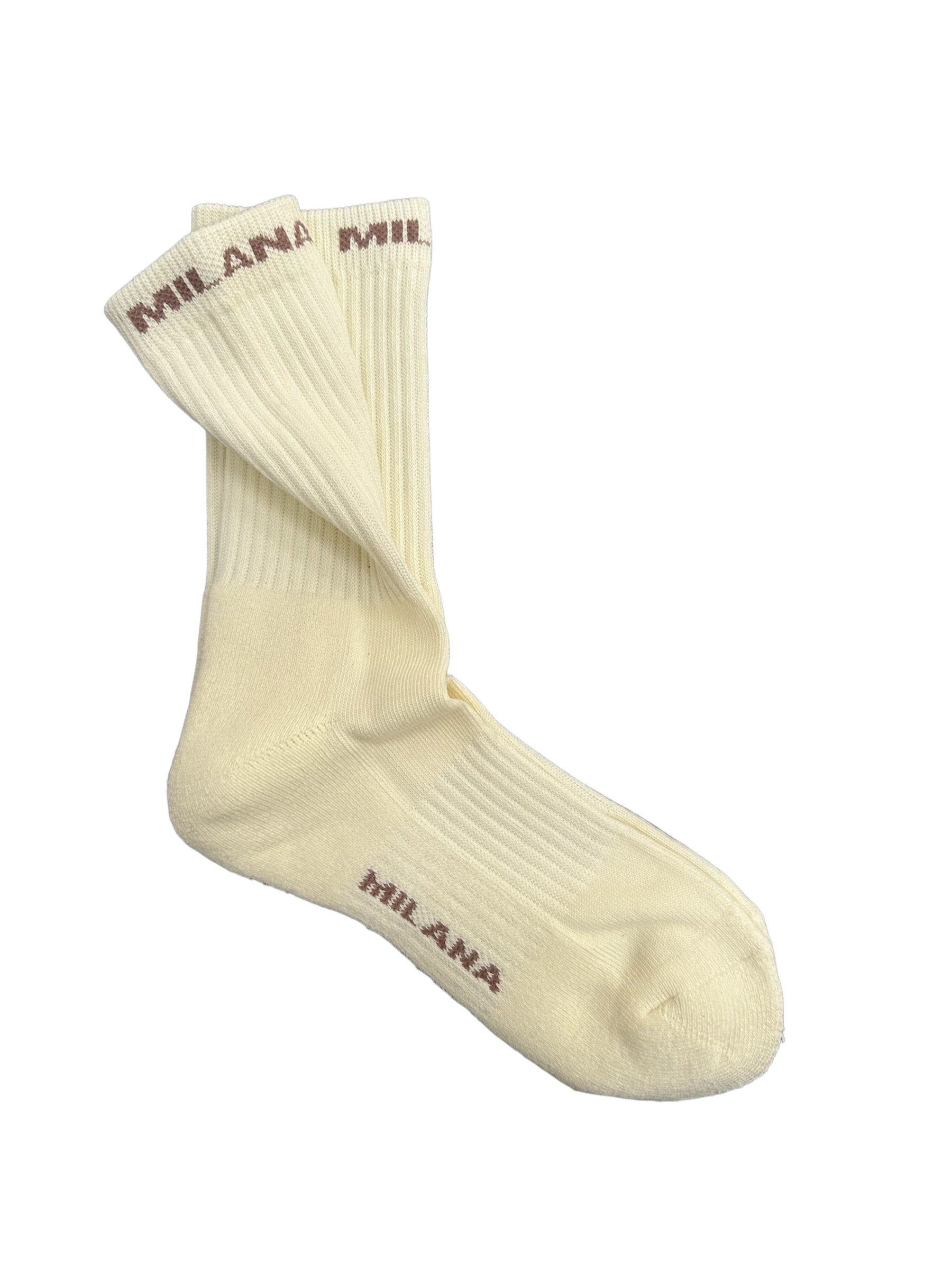 Cream Essential Socks.