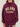 Deep Burgundy Teddy Heavyweight Hoodie.