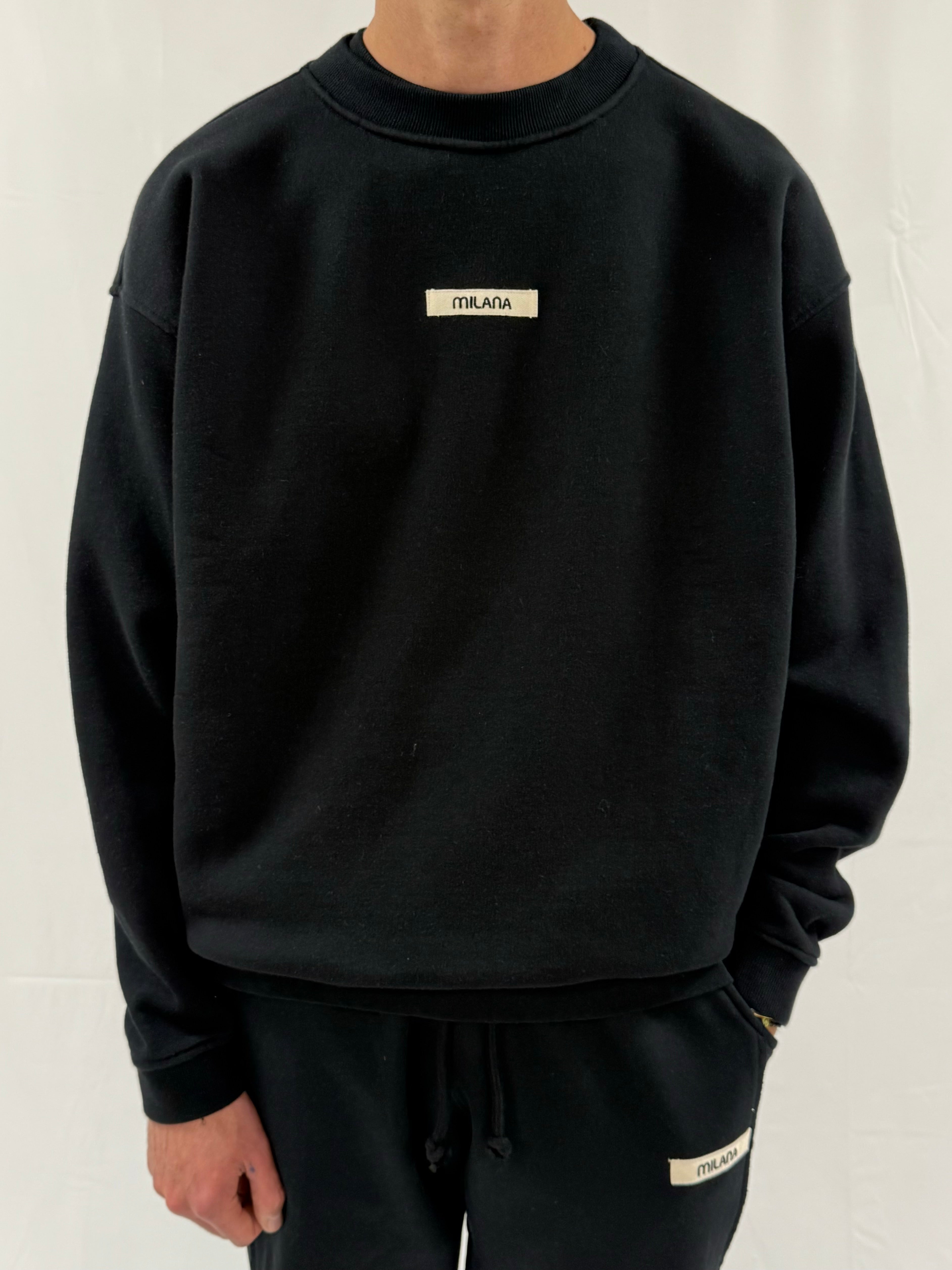 Black Core Heavyweight Sweatshirt.