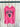 Hot Pink Heavyweight Crest Hoodie.