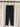 #ZZ70 Black Appliqué Kids Relaxed Sweatpants.