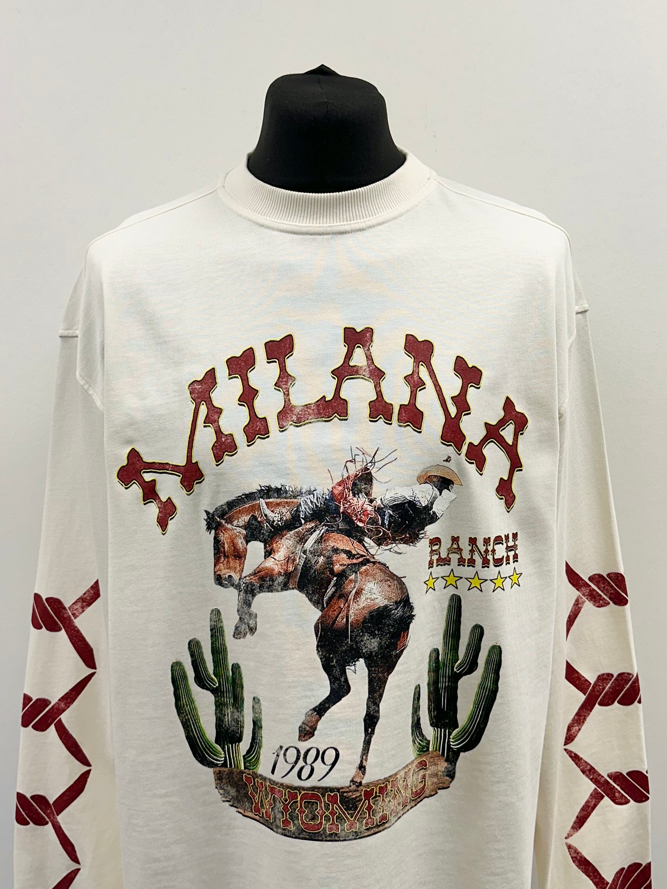 Cream Ranch Heavyweight Long Sleeve T-shirt.