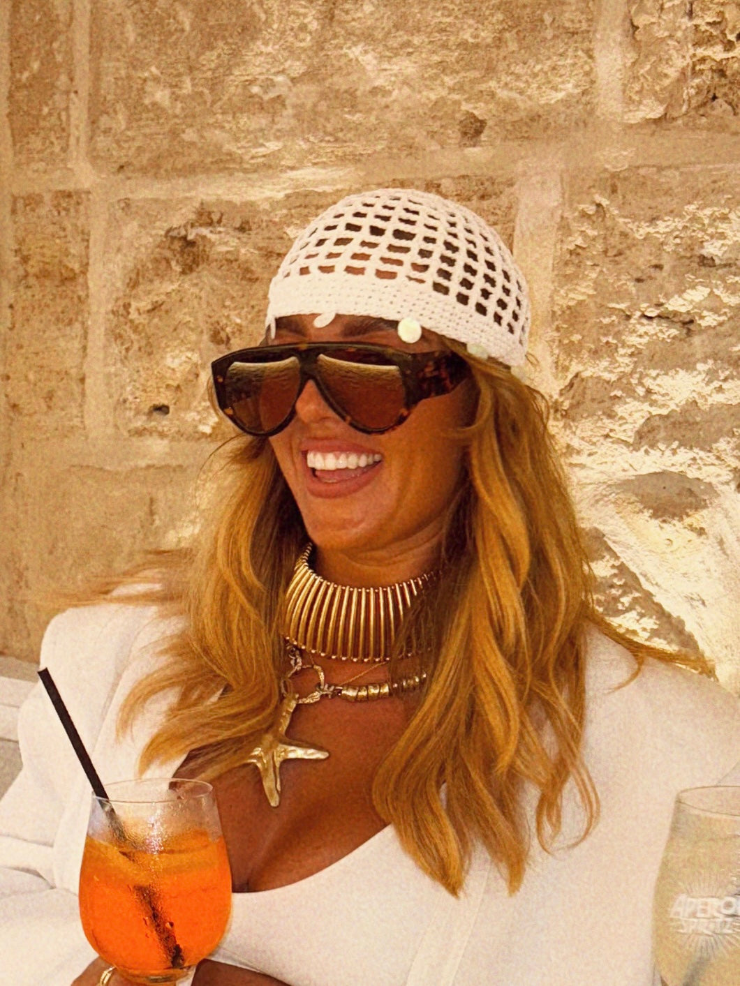 Sahara Oversized Aviator Sunglasses.