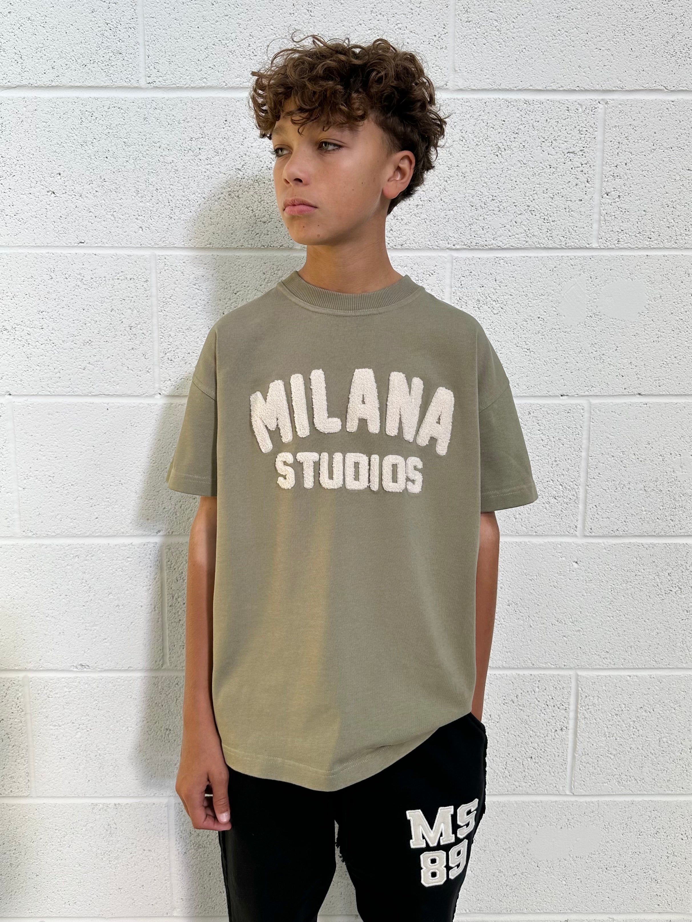 Cool Khaki Teddy Kids T-shirt.