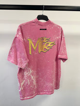 Load image into Gallery viewer, Washed Pink M Graphic T-shirt.