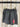 #ZZ62 Washed Black Ice Cream Shorts.
