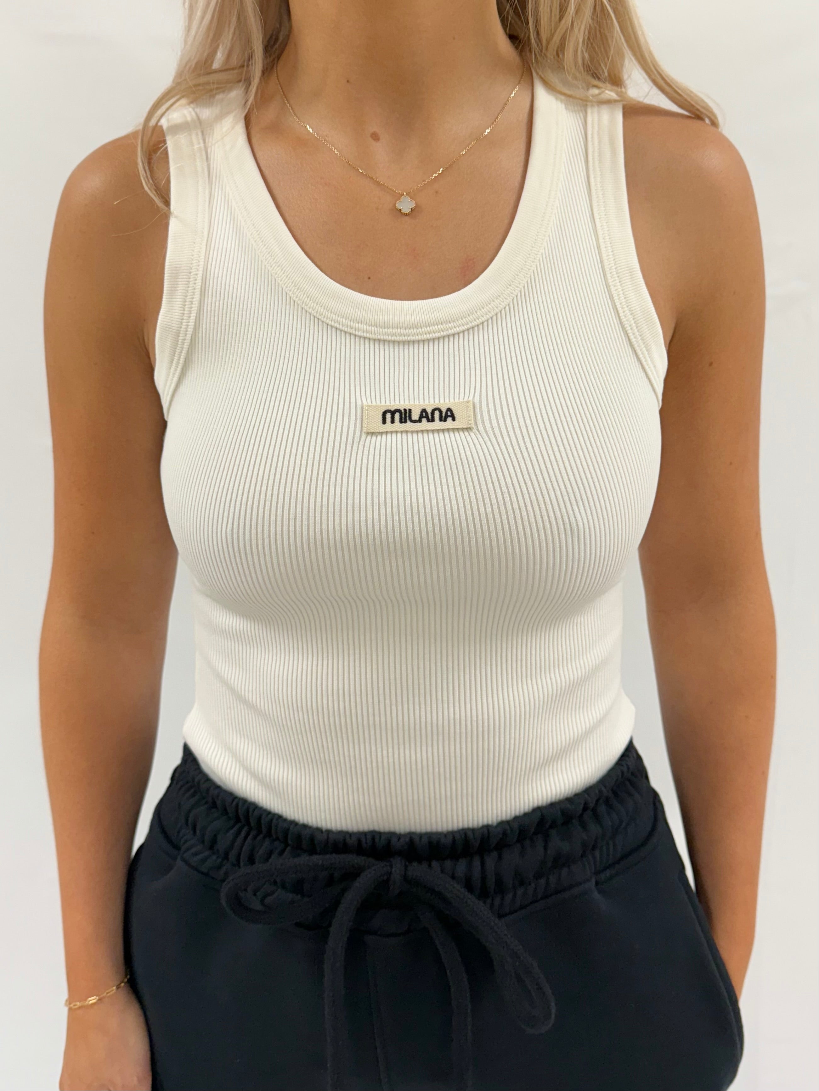 Cream Core Racer Vest.