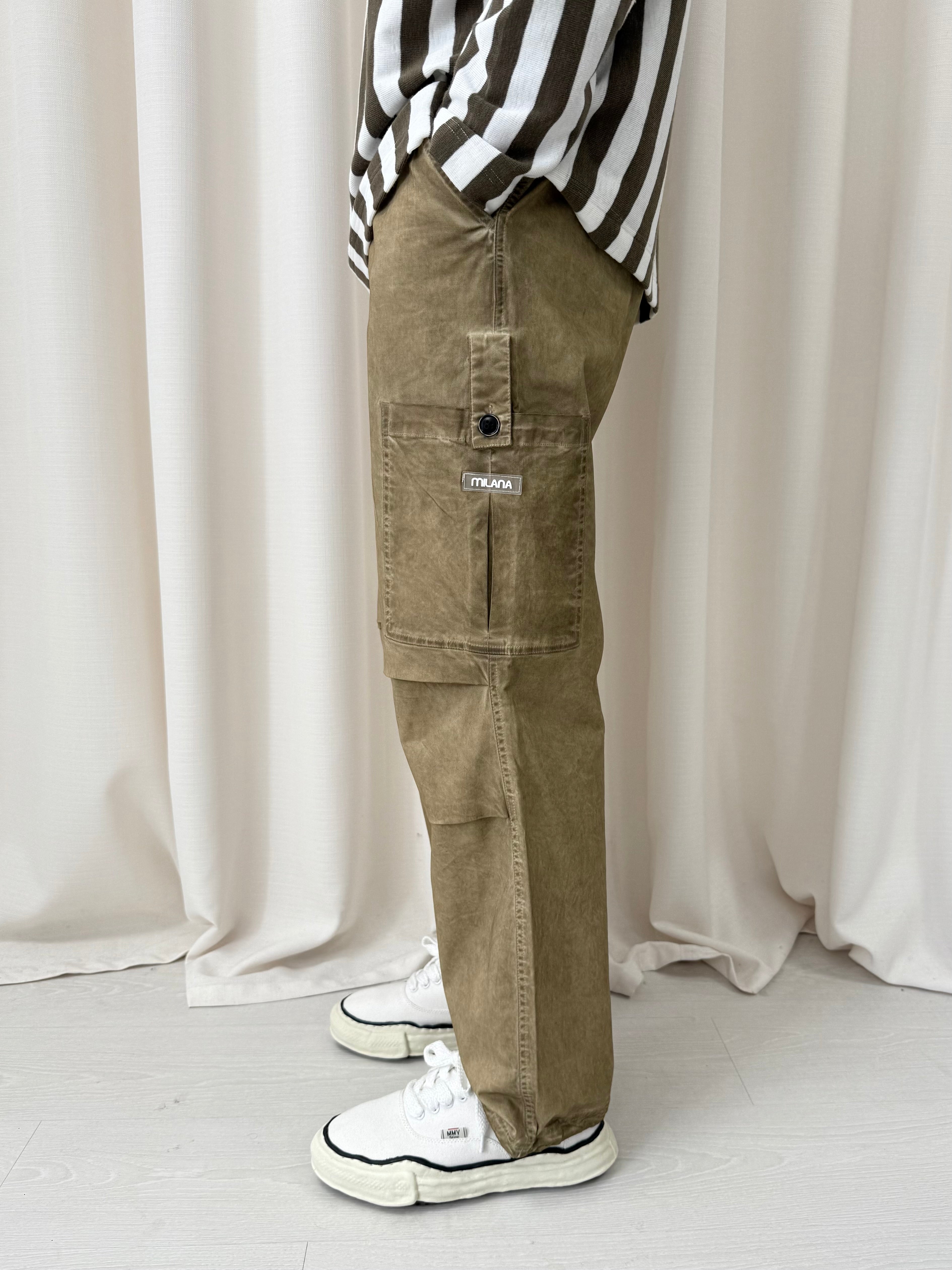 Vintage Khaki Green Cargo Pants.