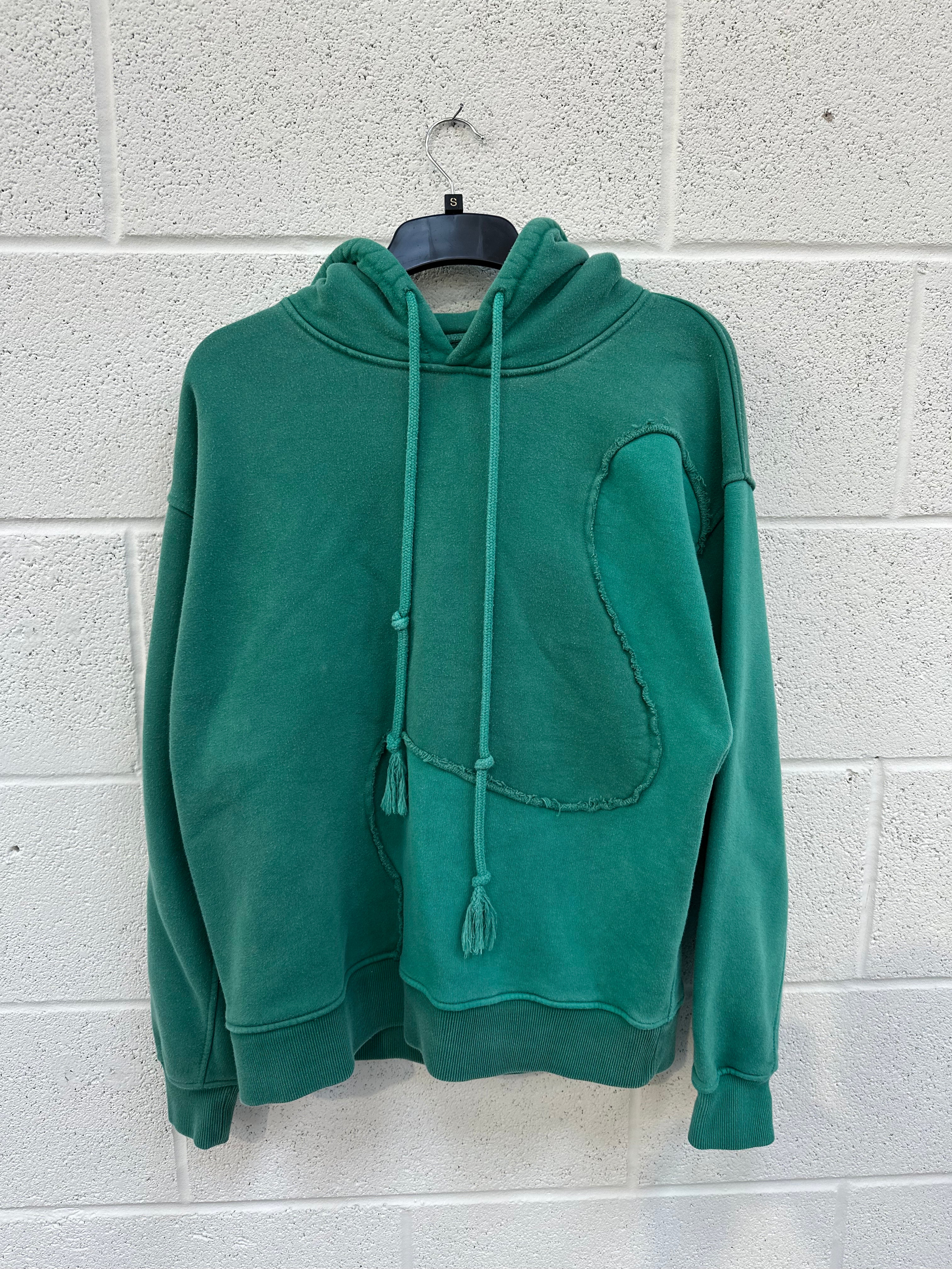 #BB47 Washed Teal Swirl Heavyweight Hoodie.