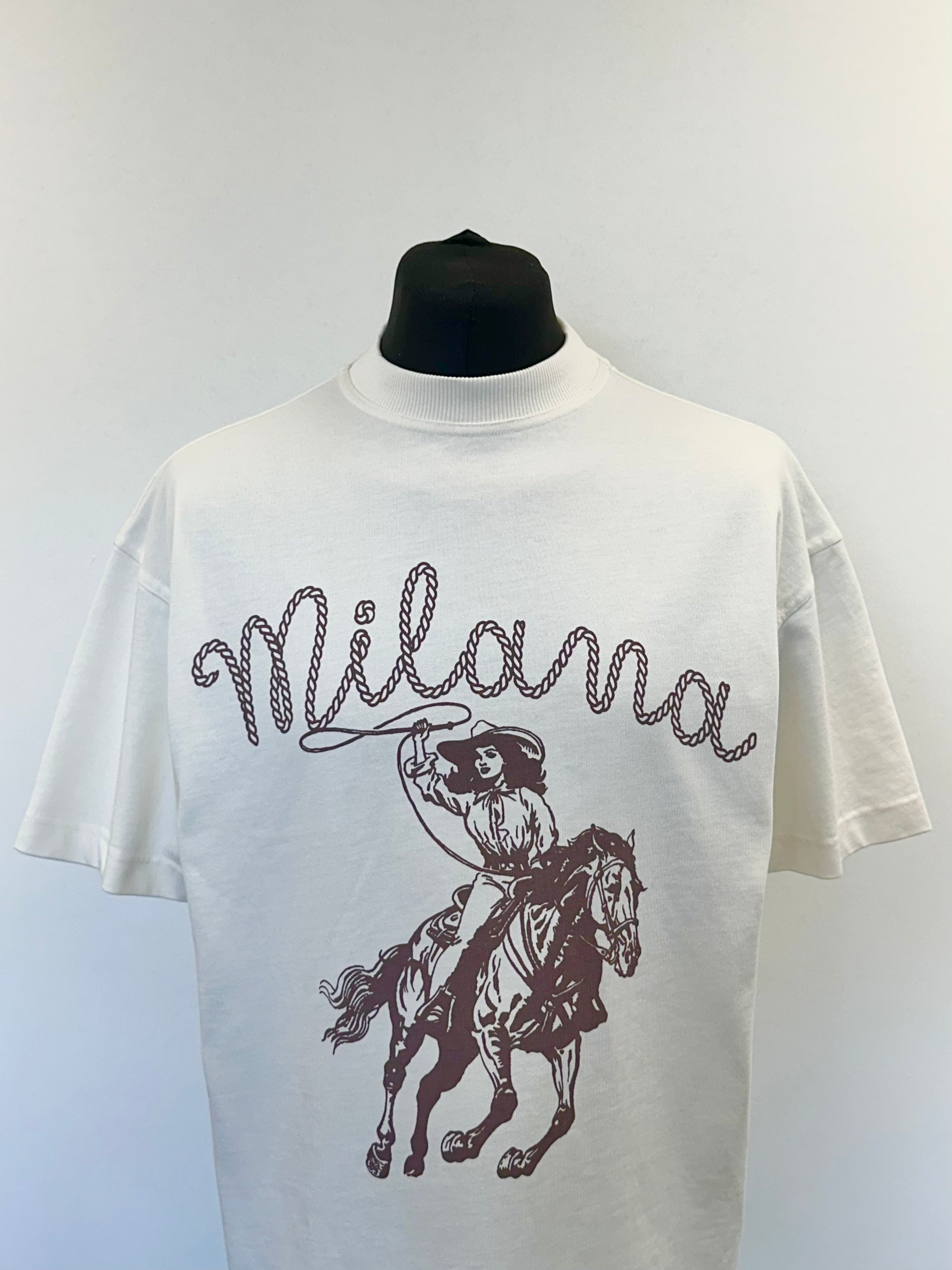 Cream Cowgirl Heavyweight T-shirt.