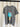#ZZ54 Washed Charcoal Ice Cream T-Shirt.