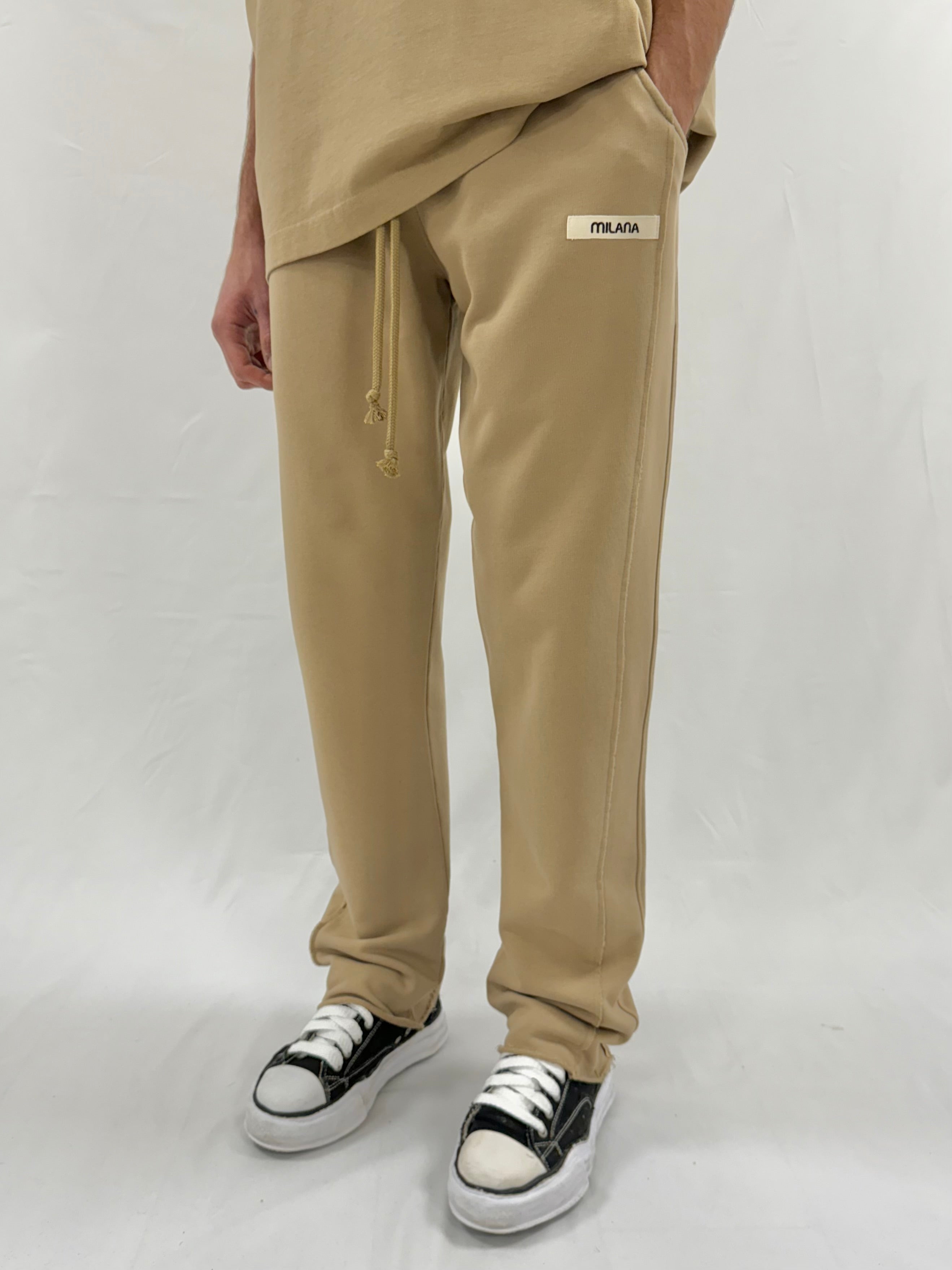 Khaki Brown Core Relaxed Sweatpants.