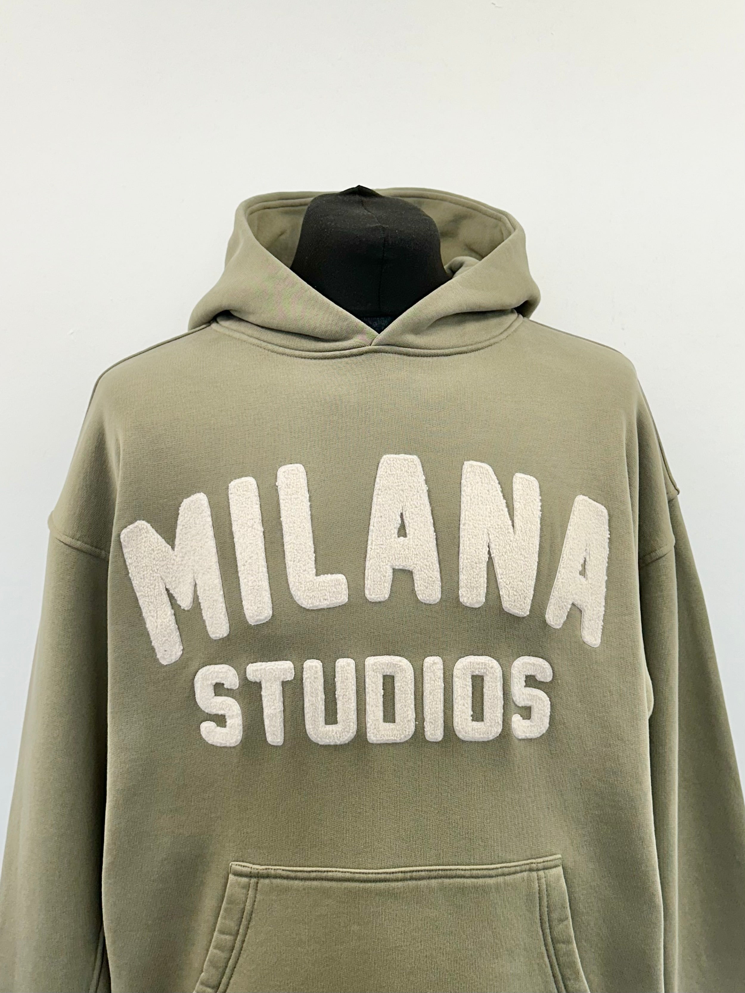 Cool Khaki Teddy Heavyweight Hoodie.