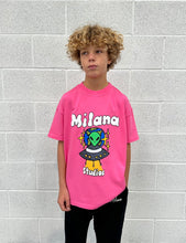 Load image into Gallery viewer, Pink UFO Kids T-shirt.
