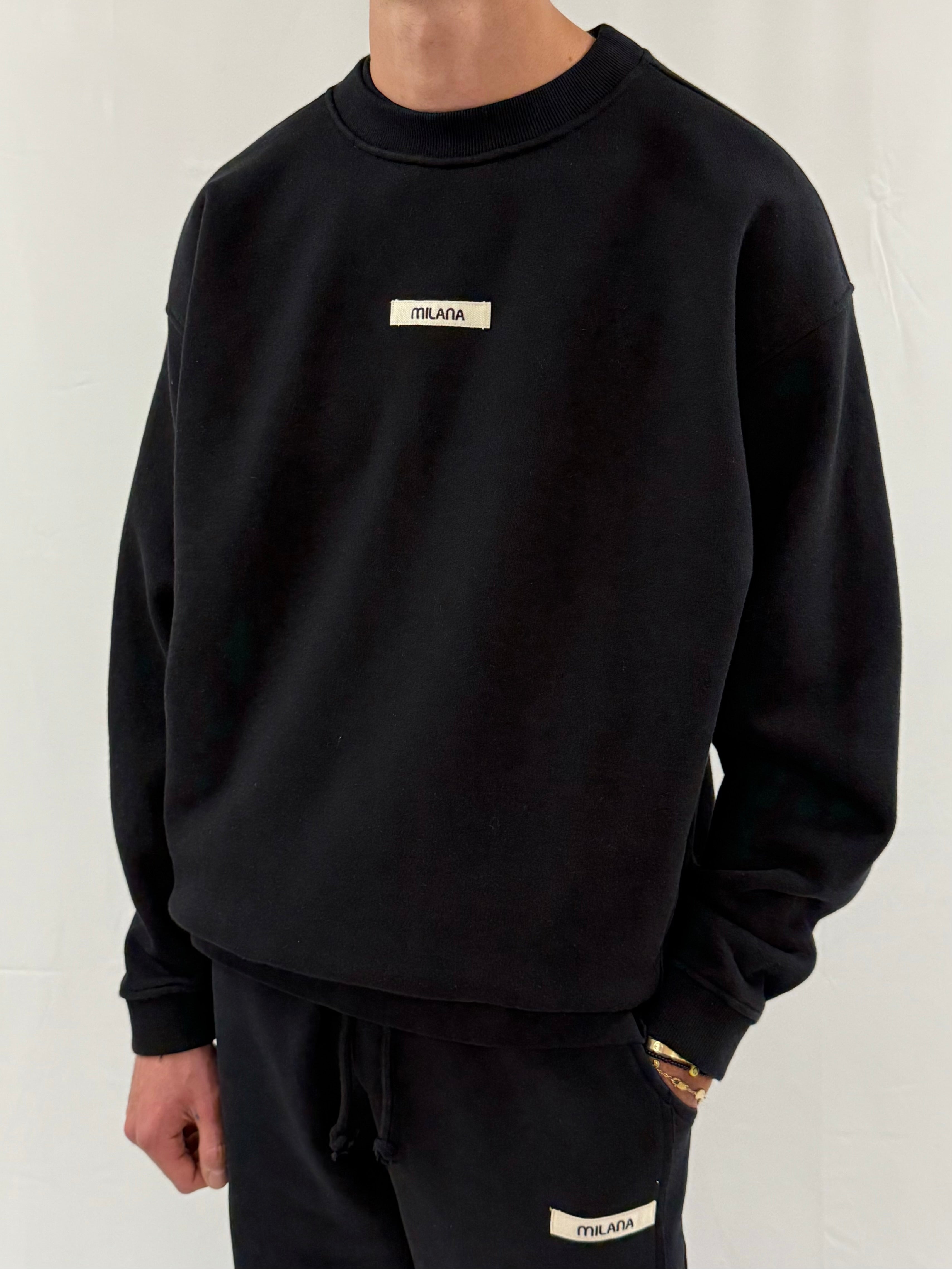 Black Core Heavyweight Sweatshirt.