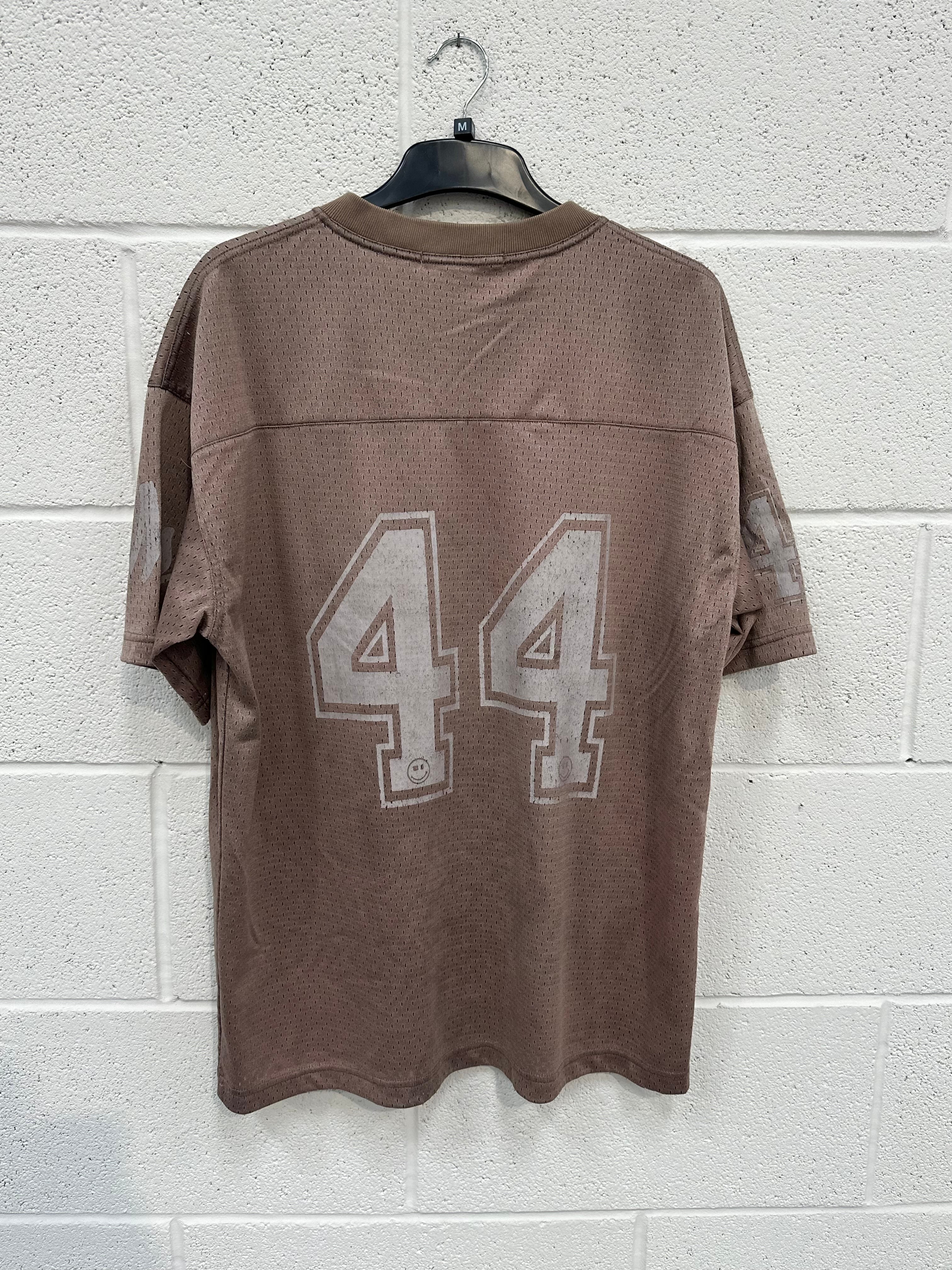 #N20 Washed Taupe Mesh Sports T-shirt.