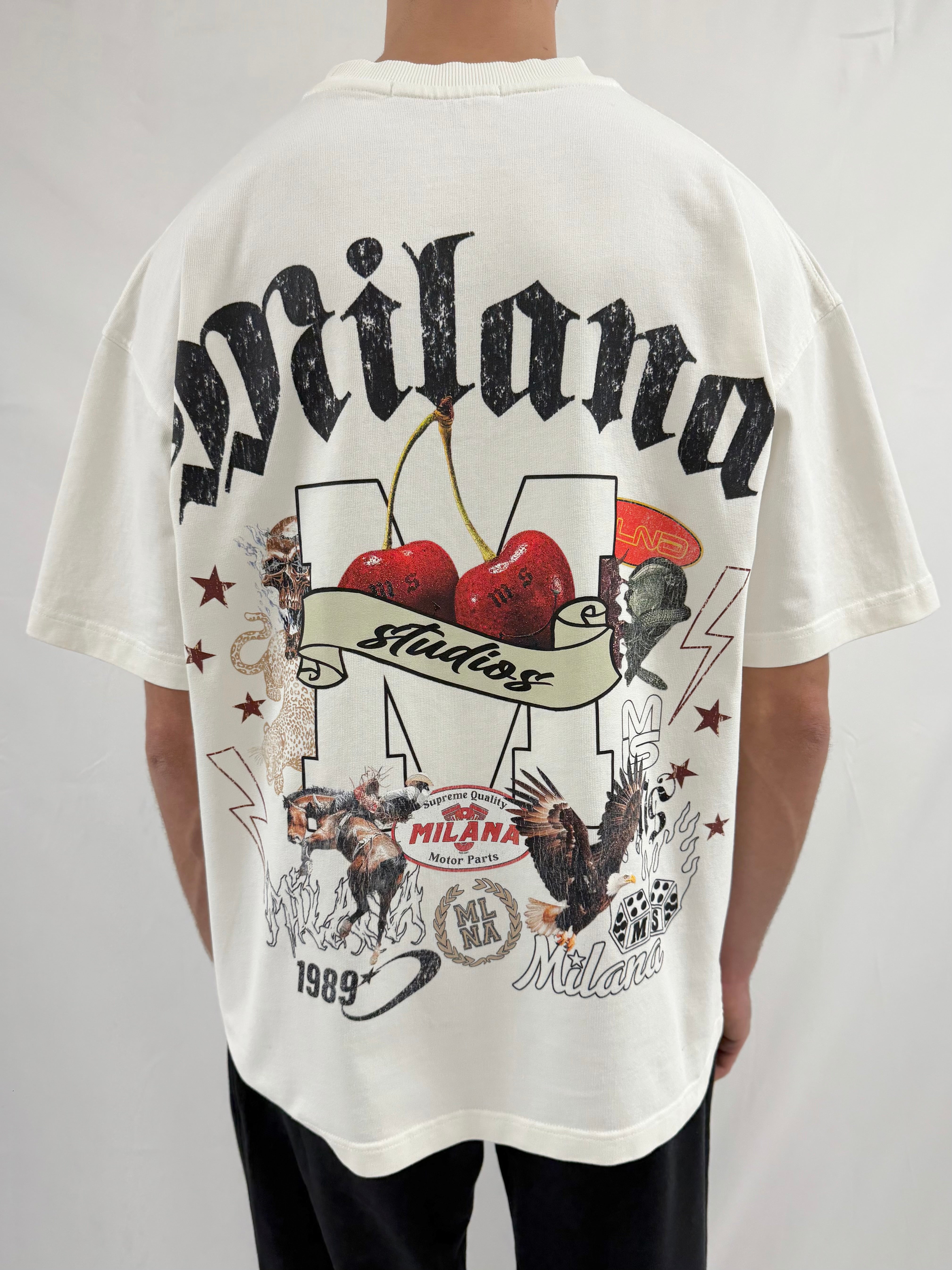 Cream Milana History Heavyweight T-shirt.