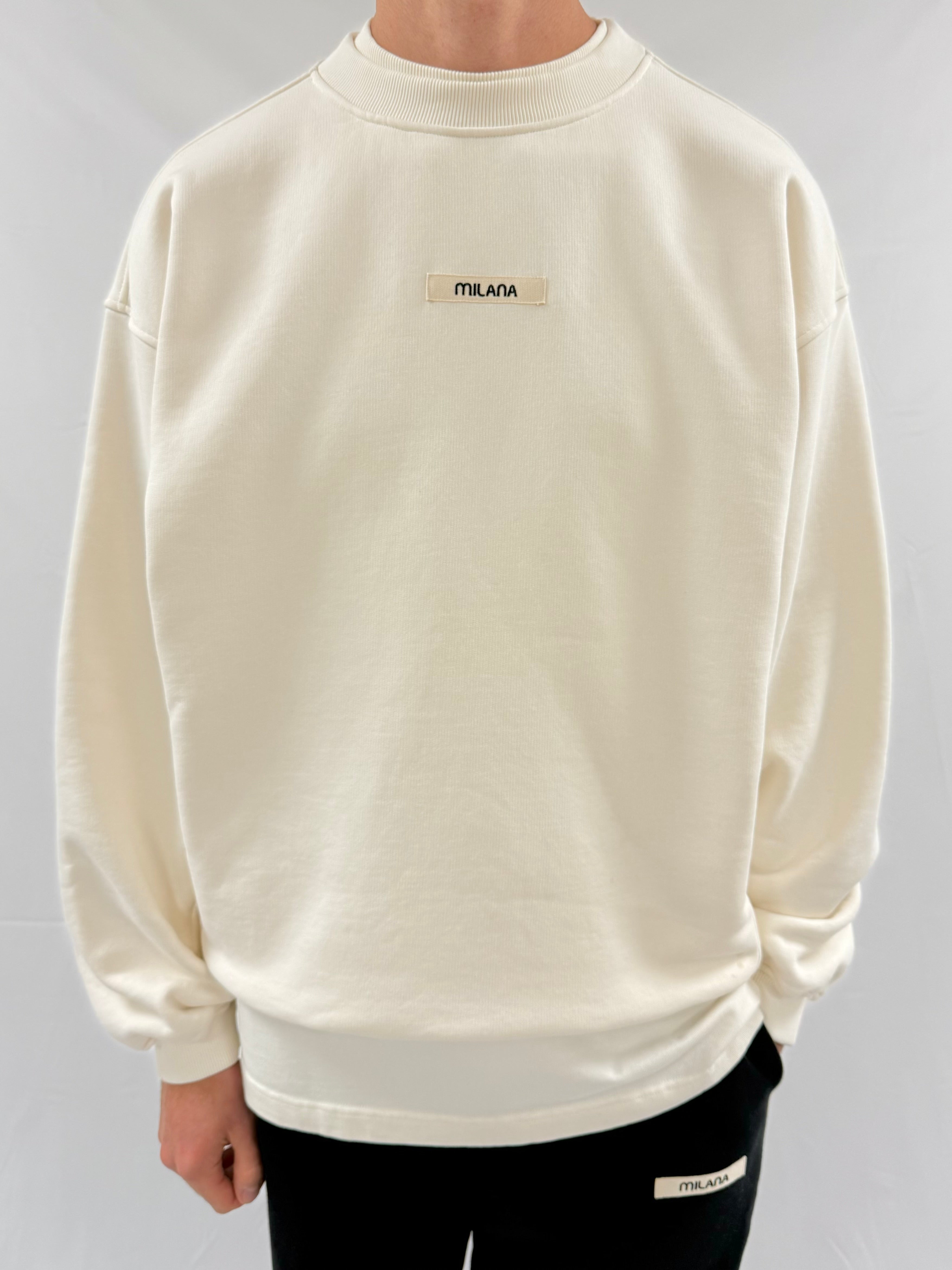 Cream Core Heavyweight Sweatshirt.