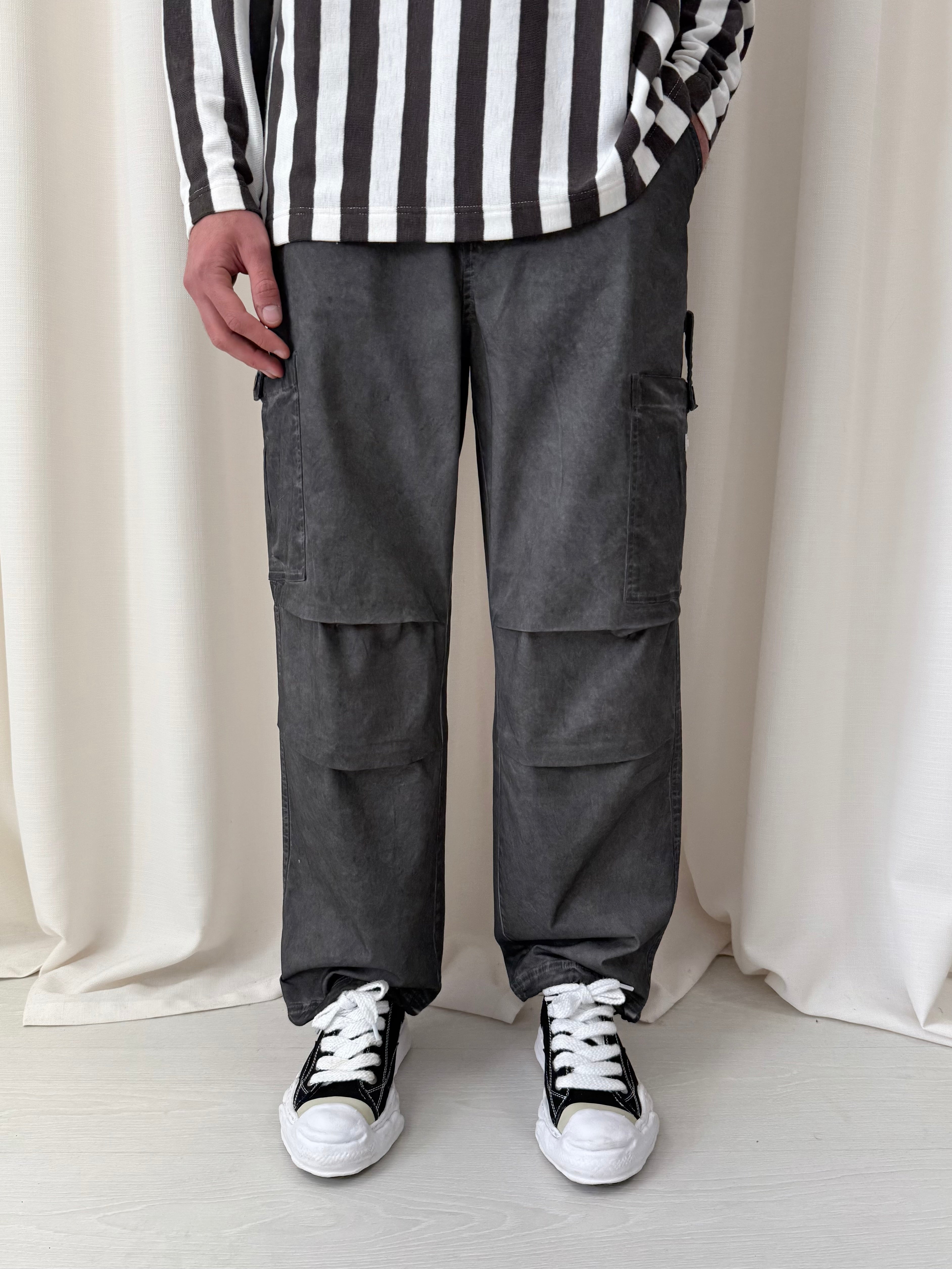 Vintage Black Cargo Pants.