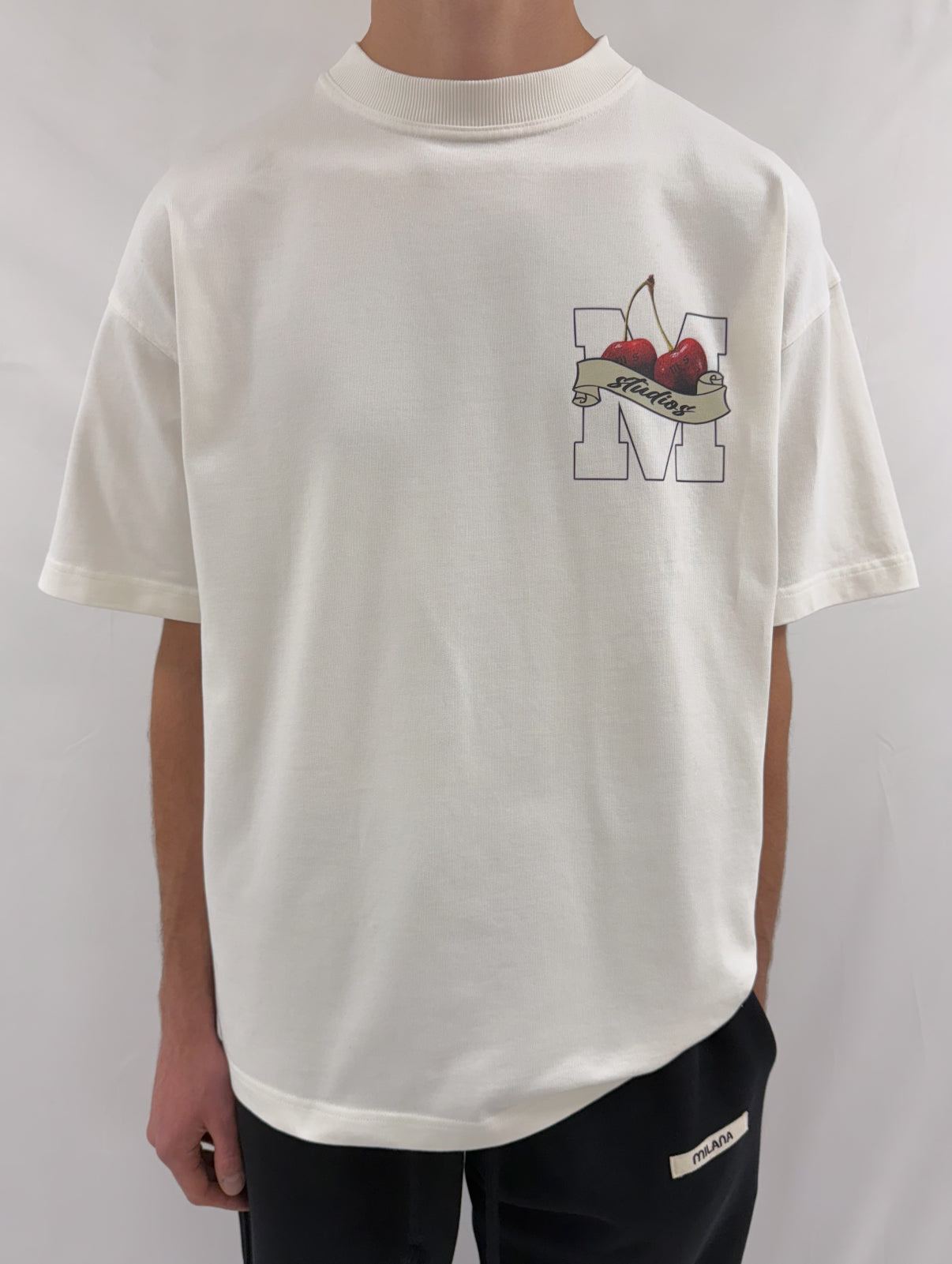 Cream Milana History Heavyweight T-shirt.