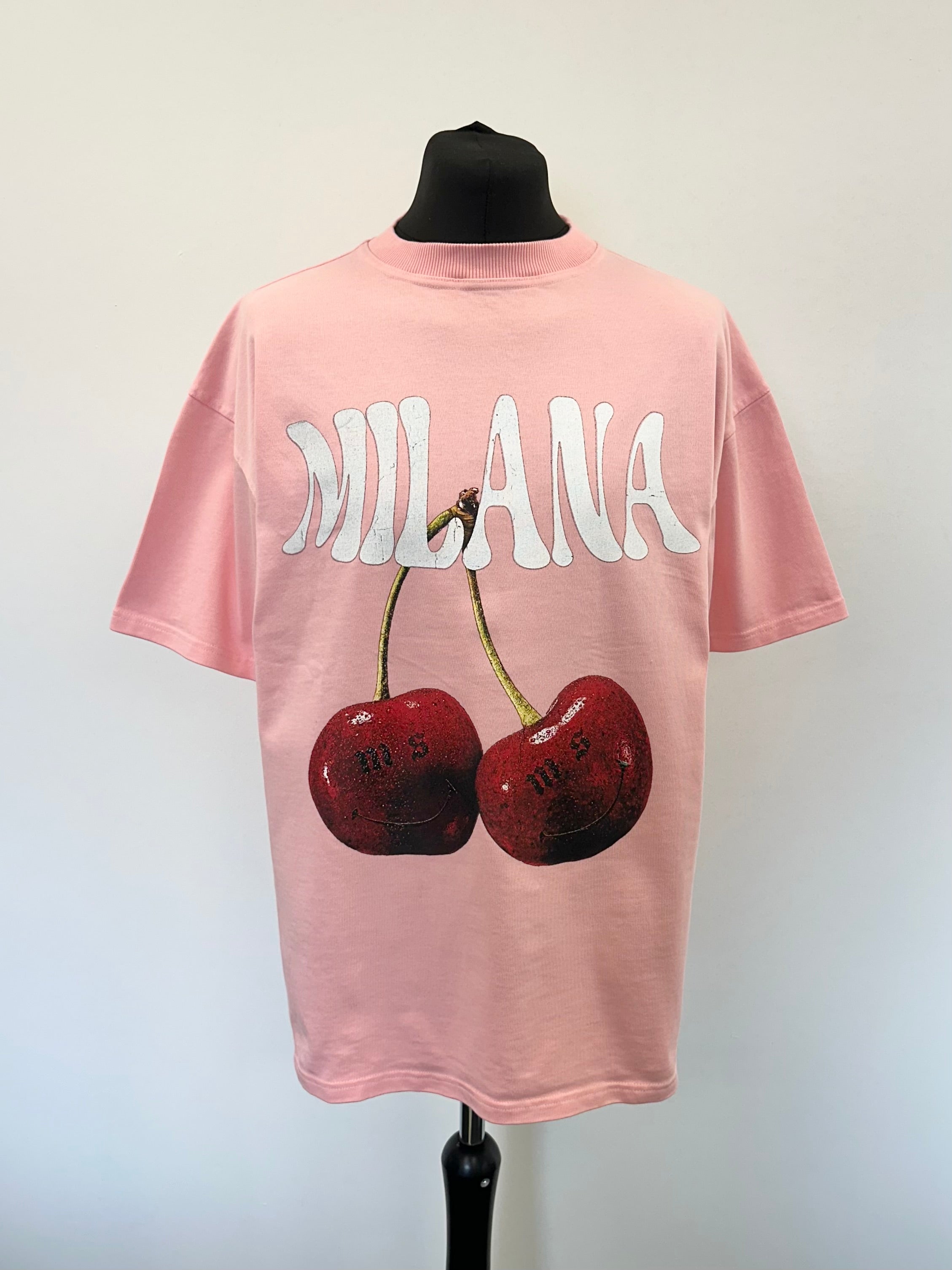 Baby Pink Cherry Heavyweight T-shirt