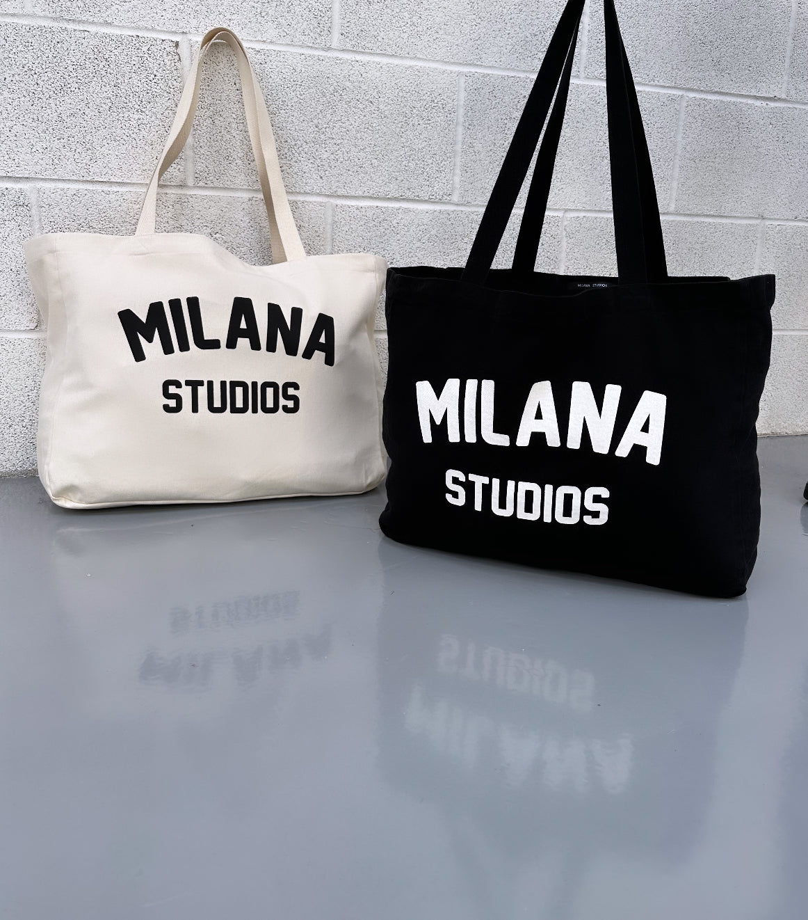 Cream Milana Tote Bag.