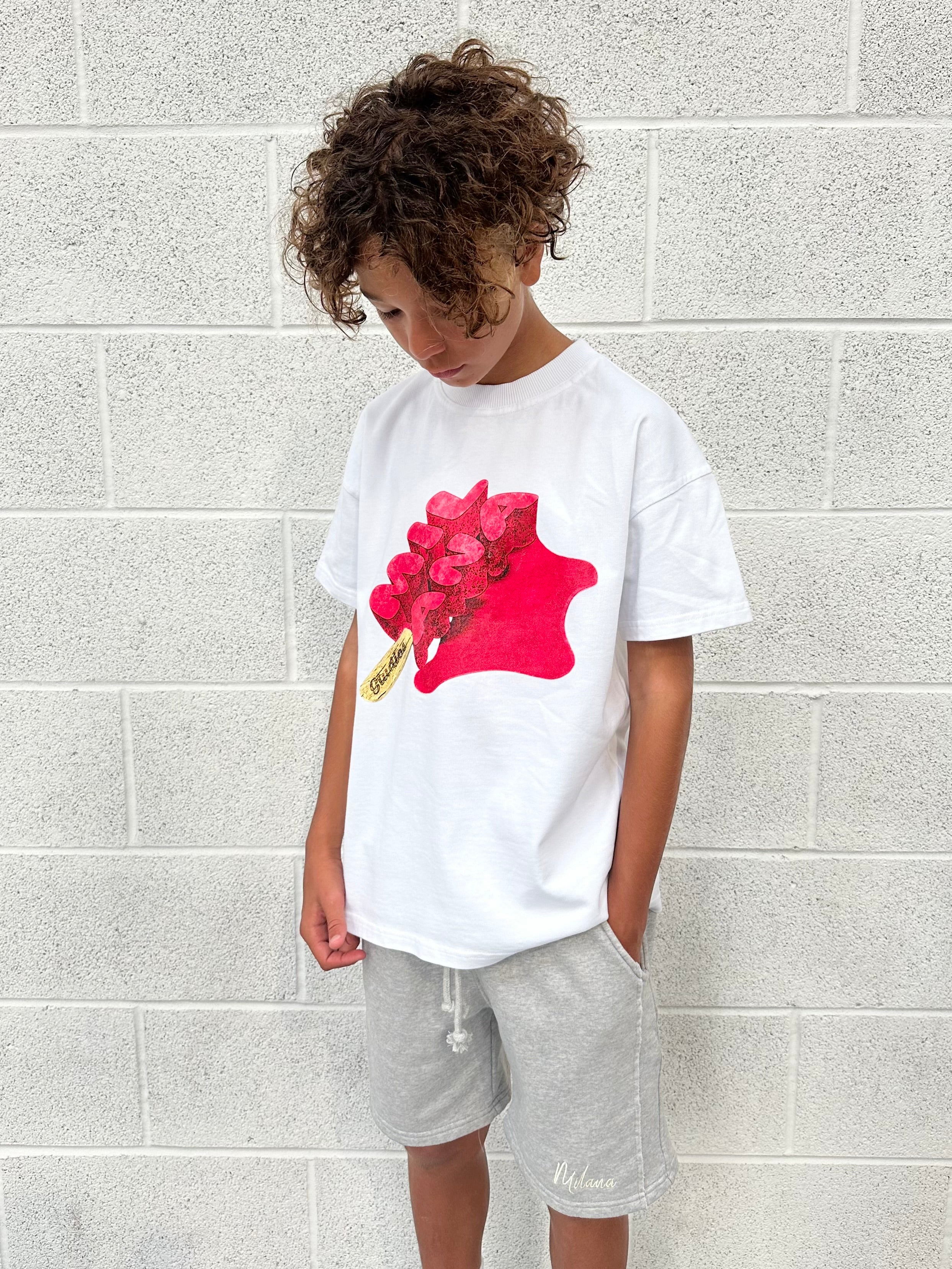 White Ice Lolly Kids T-shirt.