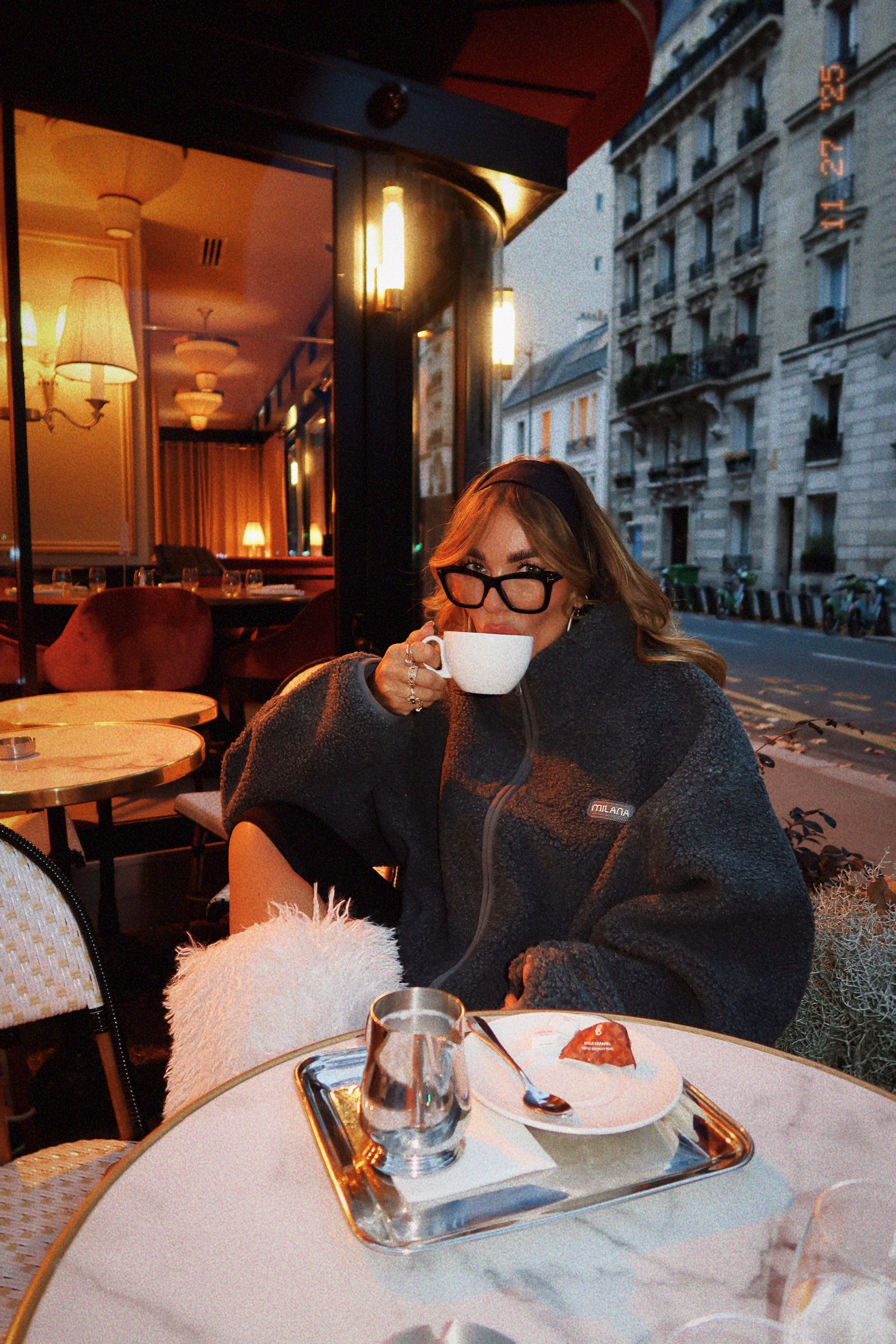 Charcoal Heavyweight Milana Zip Fleece.