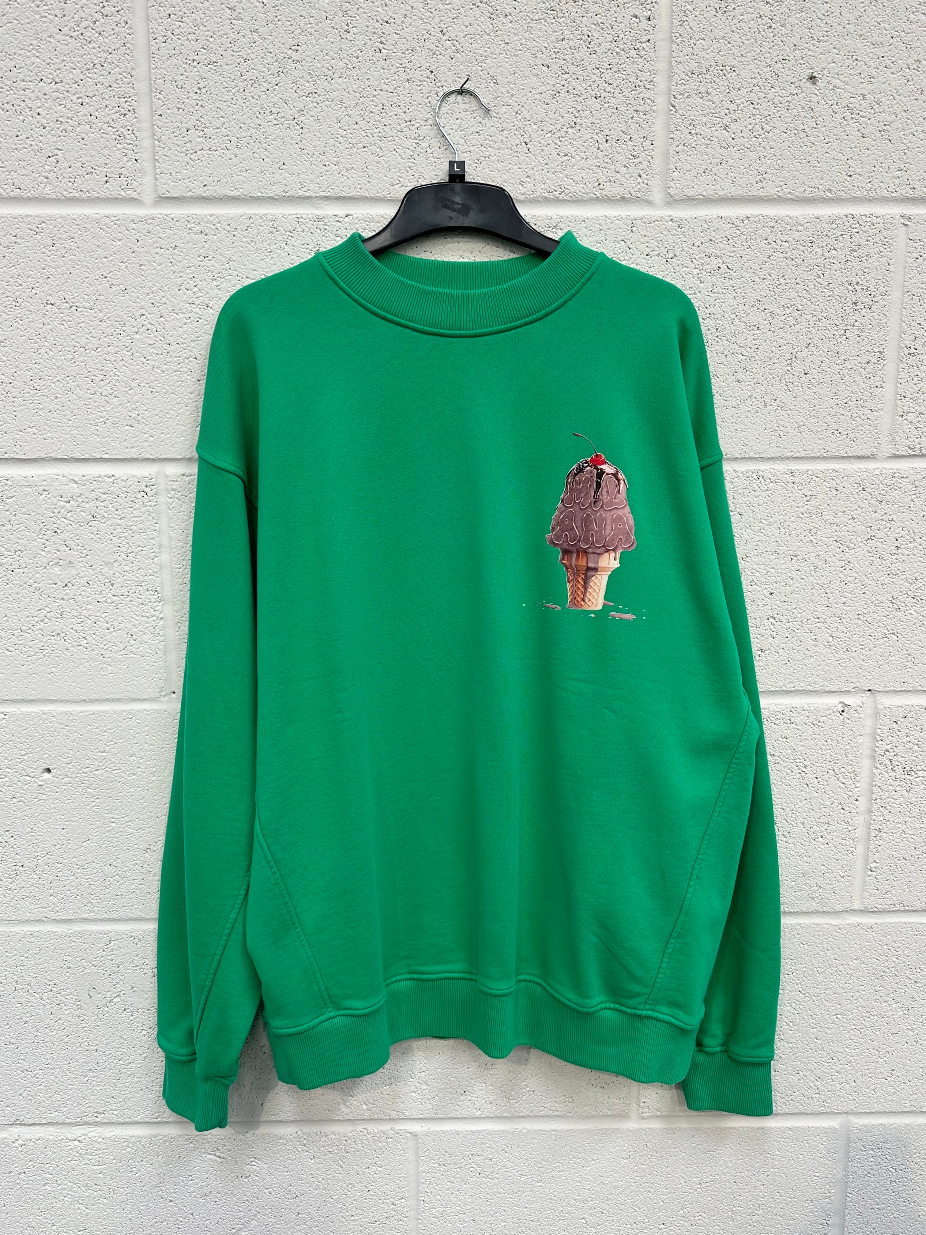 #CC65 Dino Green Ice Cream Heavyweight Sweatshirt.