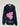 #AA19 Black Spray Out Hearts Hoodie.