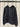 #ZZ71 Black Appliqué Kids Zip Hoodie.