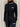 Black Core Button Soft Rib Long Sleeve.