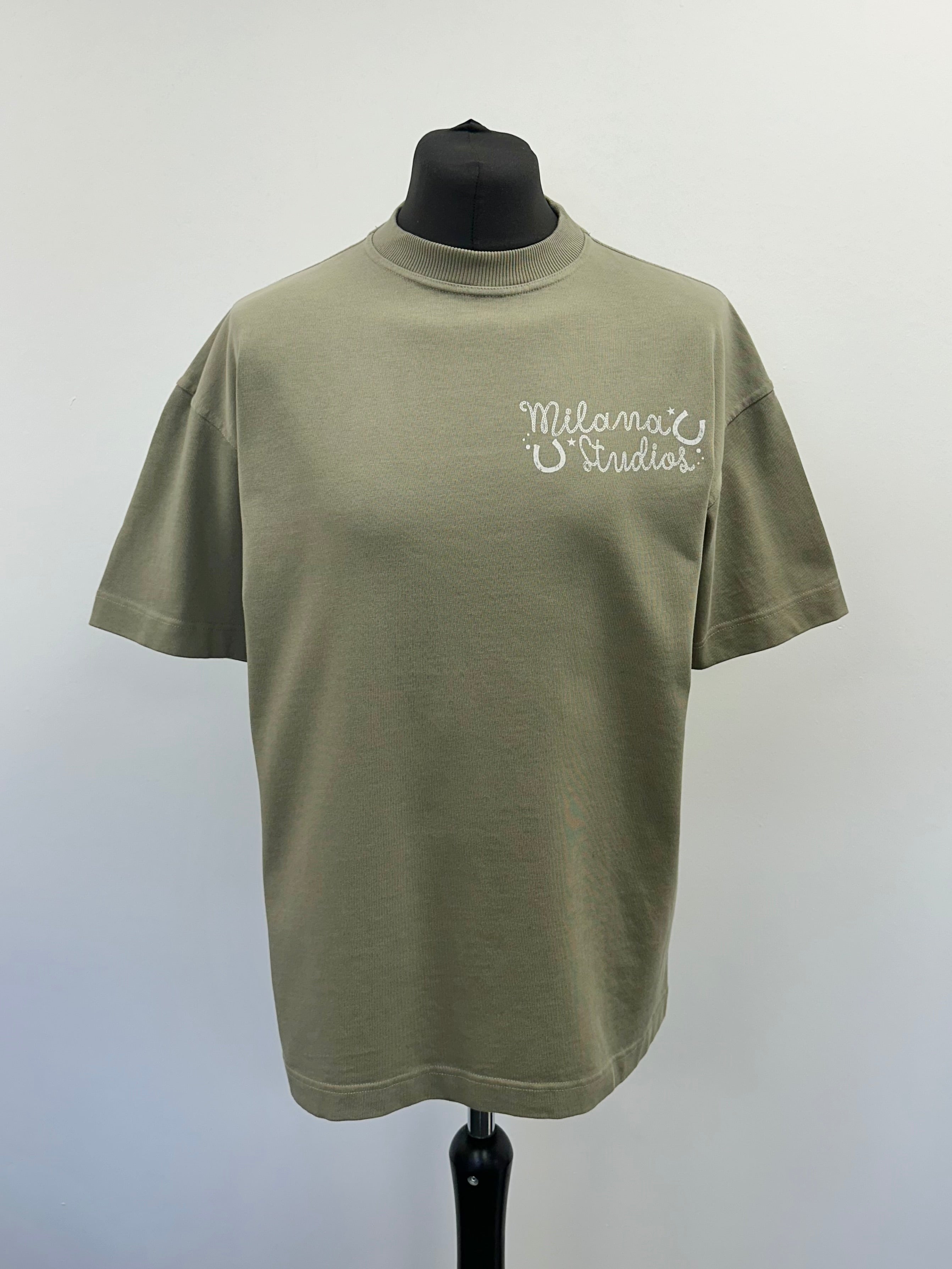 Cool Khaki Rodeo Show Heavyweight T-shirt.