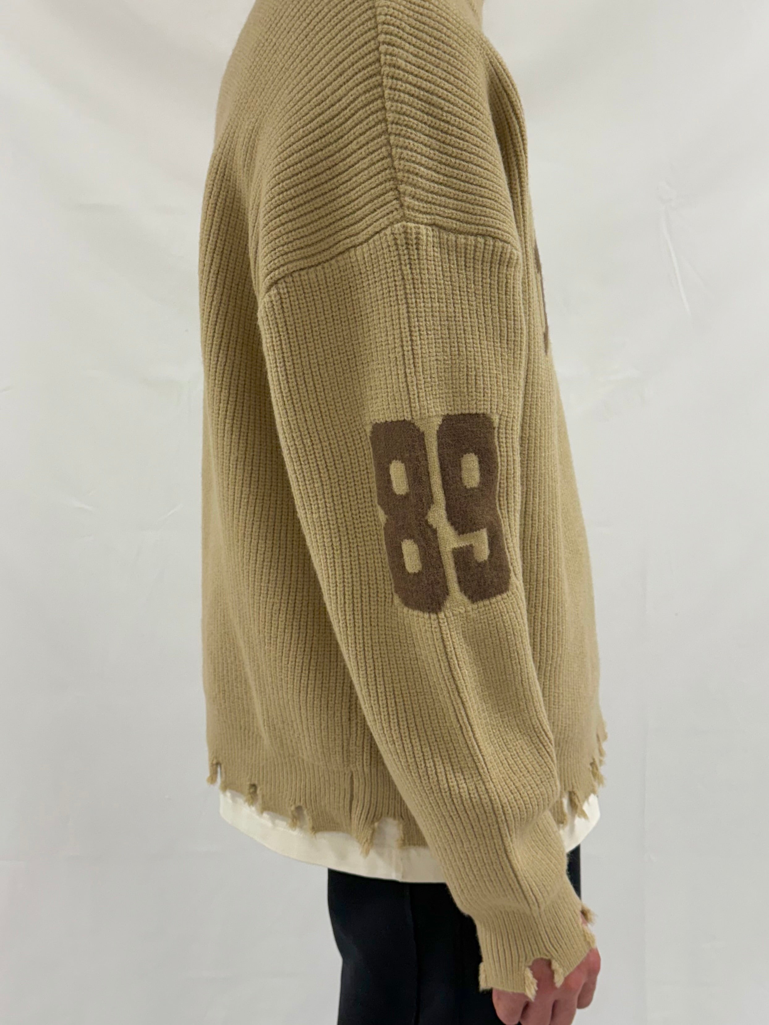 Oat 1989 Heavyweight Knitted Sweatshirt.