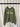 Military Green Paint Heavyweight Zip Hoodie.