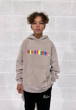 Load image into Gallery viewer, Washed Taupe Bubble Kids Hoodie.